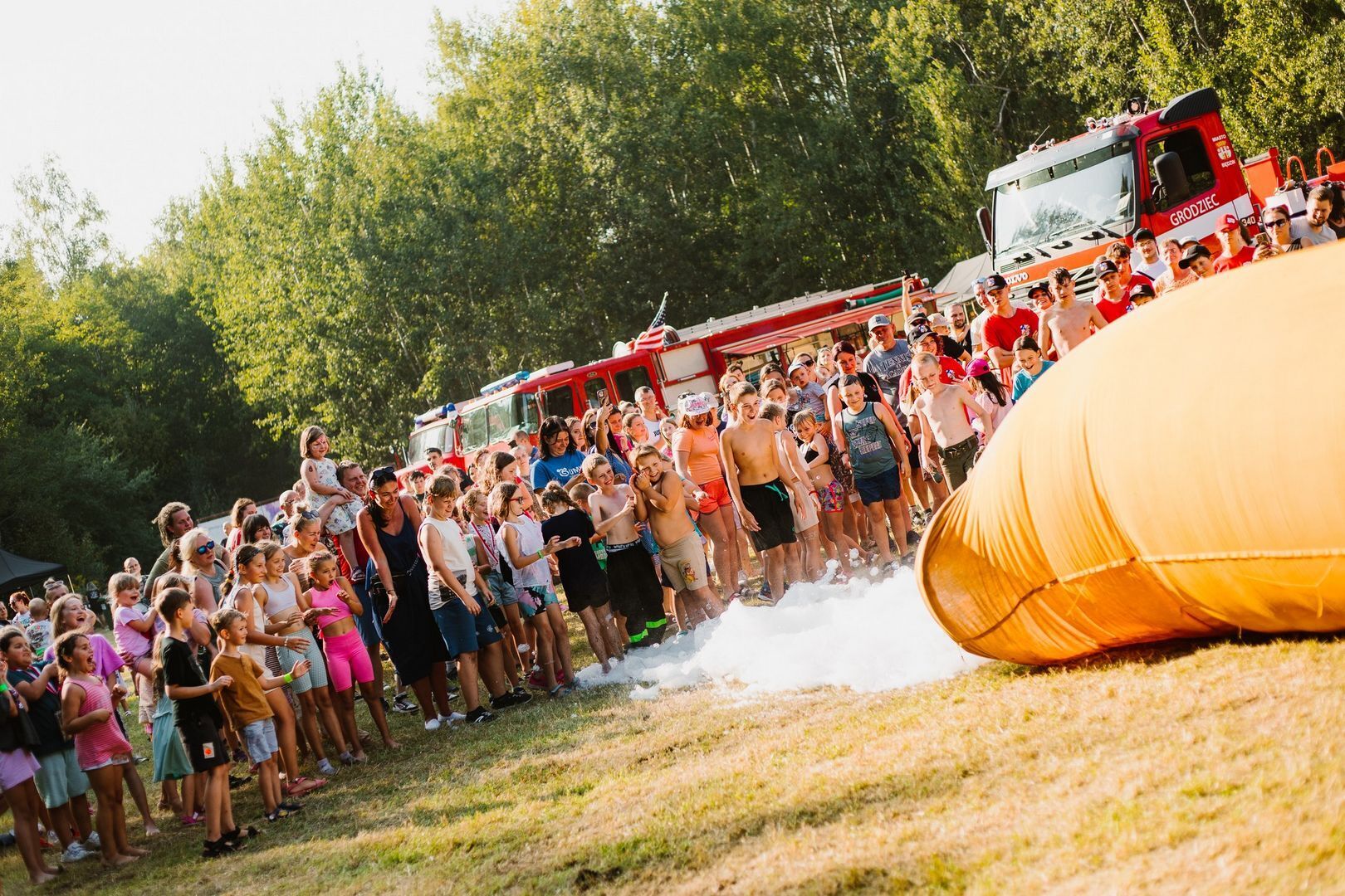 Będzin. Piknik z OSP Grodziec w parku «Rozkówka» w Grodźcu. Poprzednie lata.