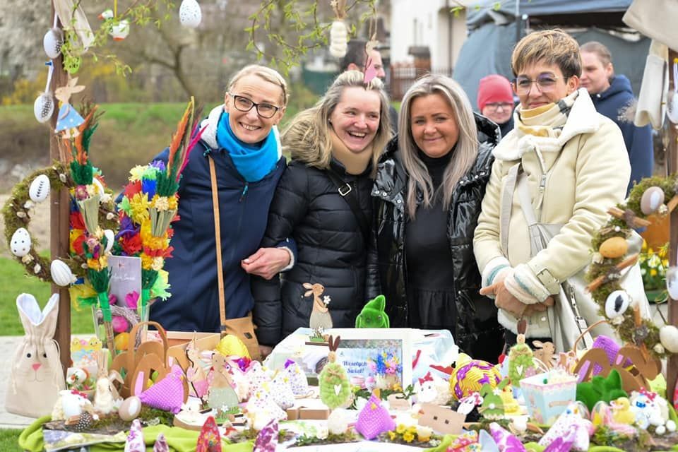 Będzin. Jarmark Wielkanocny 2022. 10 kwietnia 2022.
