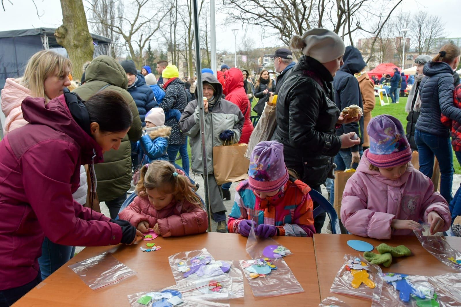 Będzin. Jarmark Wielkanocny 2022. 10 kwietnia 2022.