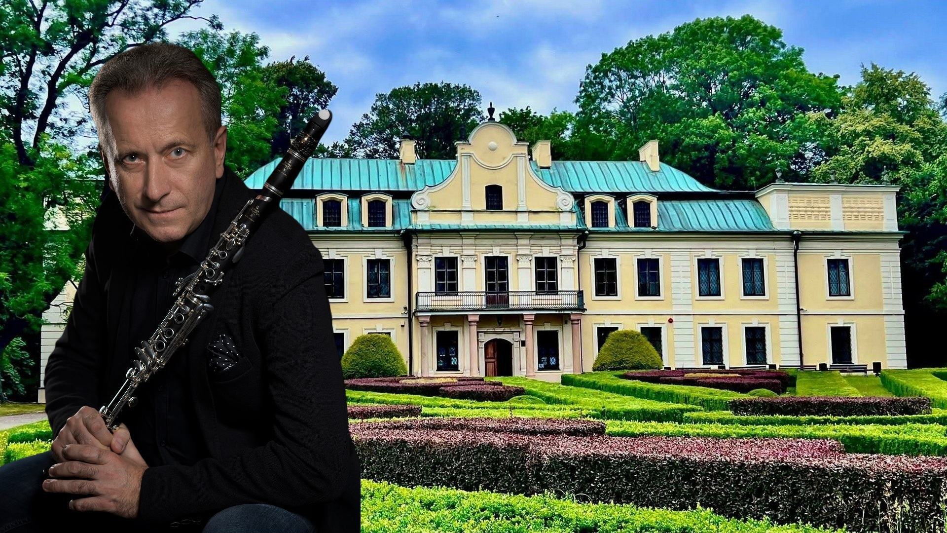 Bedzin Koncert Czarodziejski Klarnet Plakat Bedzin Gzichow Palac Mieroszewskich Zrodlo Muzeum Zaglebia Bedzin 2025 07 Roman Widaszek Fot Marek Wesolowski via Roman Widaszek at Facebook 2021 10 21