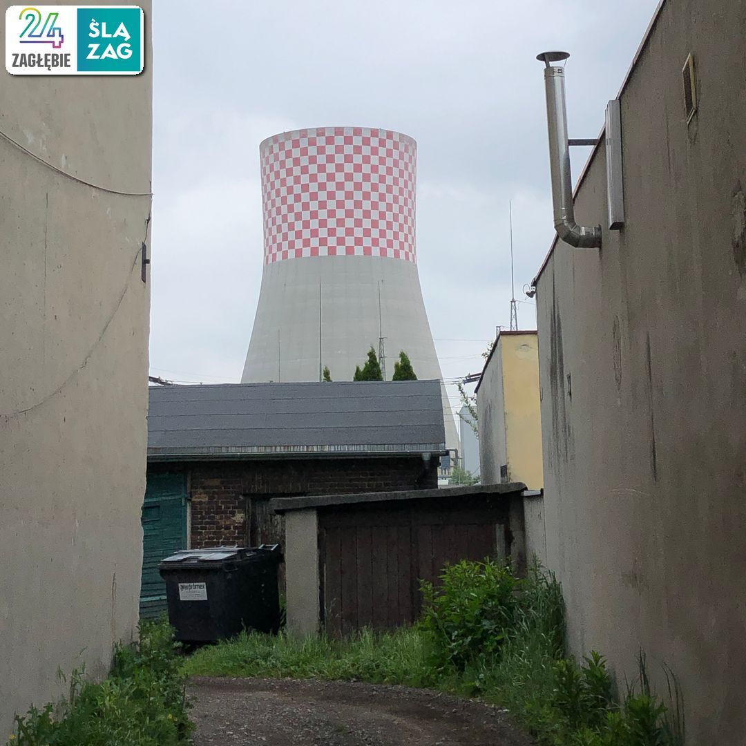 Będzin-Łagisza. „Elektrownia Łagisza”. Po wyburzeniu chłodni kominowej 30 maja 2025.