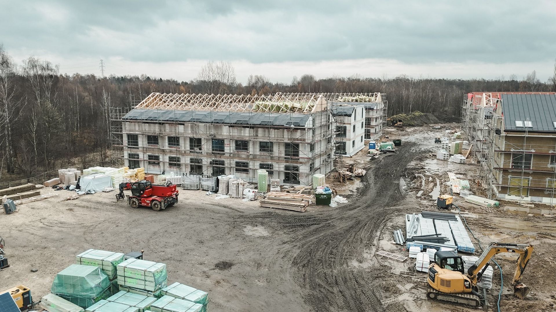 Będzin-Łagisza. Osiedle SIM »Zagłębie« przy ulicy Odkrywkowej. 19 listopada 2025