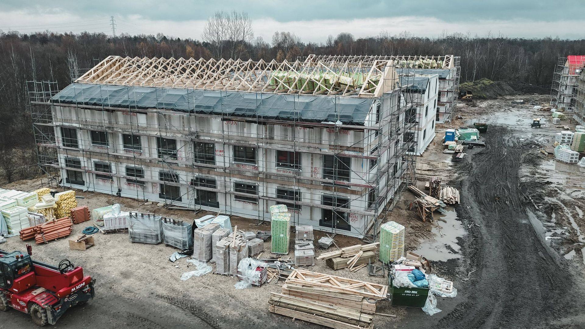 Będzin-Łagisza. Osiedle SIM »Zagłębie« przy ulicy Odkrywkowej. 19 listopada 2025