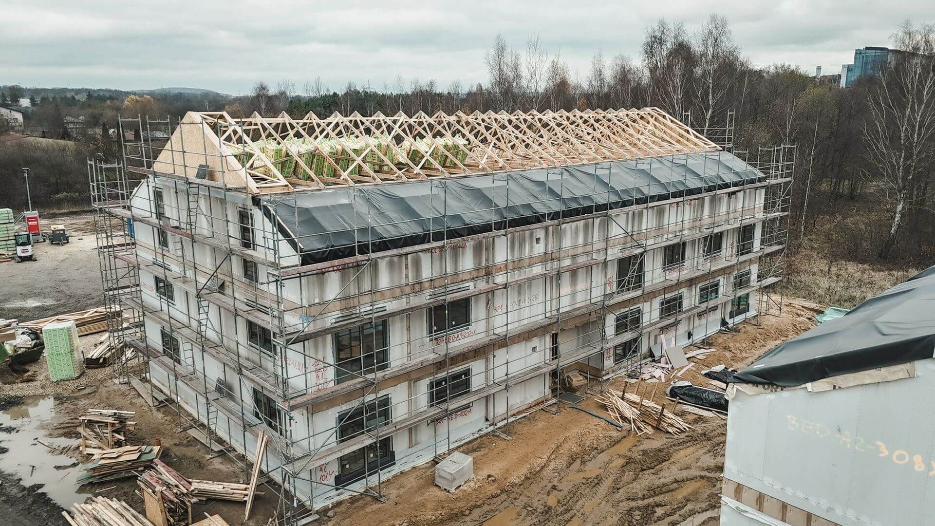 Będzin-Łagisza. Osiedle SIM »Zagłębie« przy ulicy Odkrywkowej. 19 listopada 2025