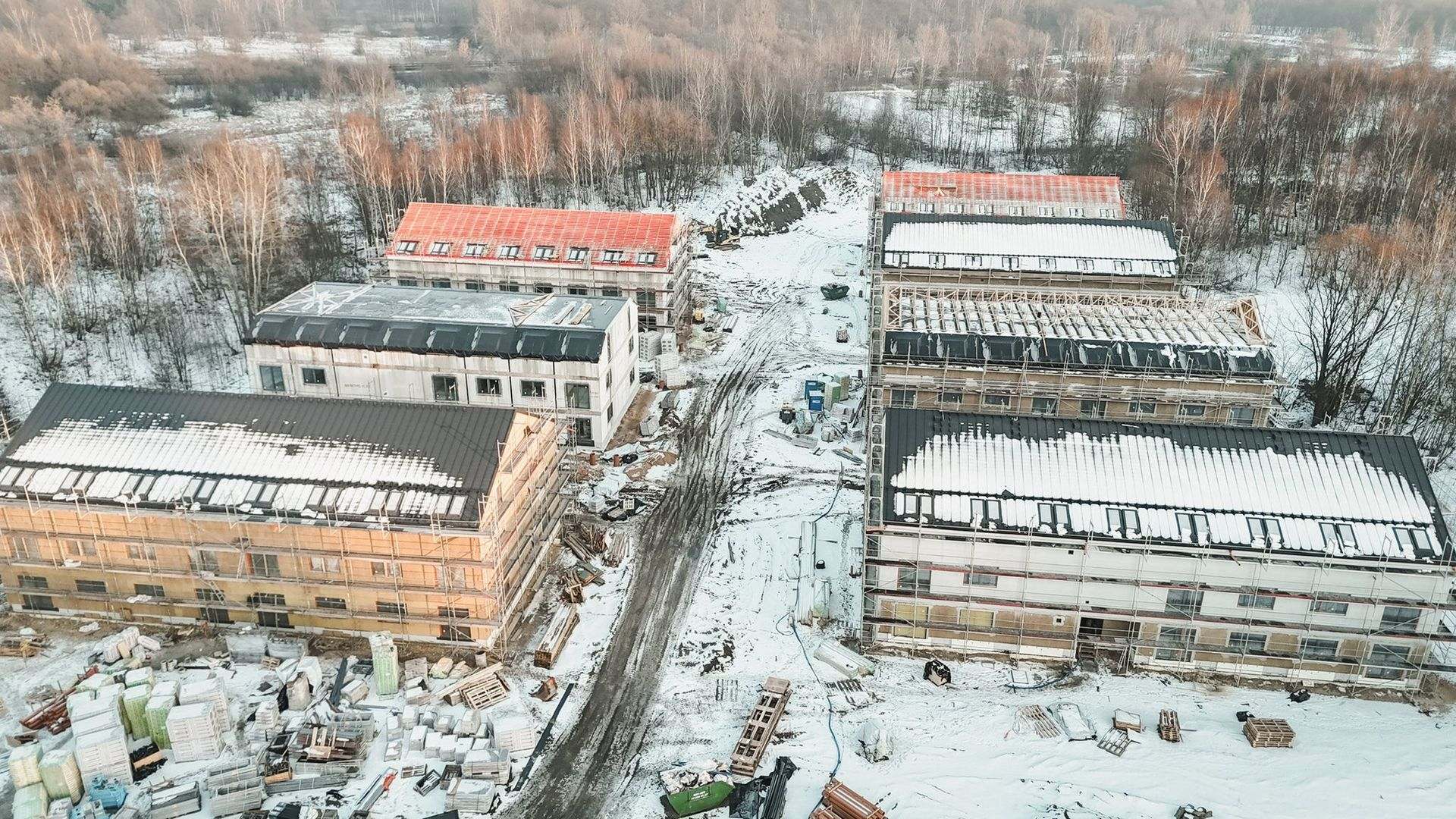 Będzin-Łagisza. Osiedle SIM »Zagłębie« przy ulicy Odkrywkowej. 3 lutego 2026