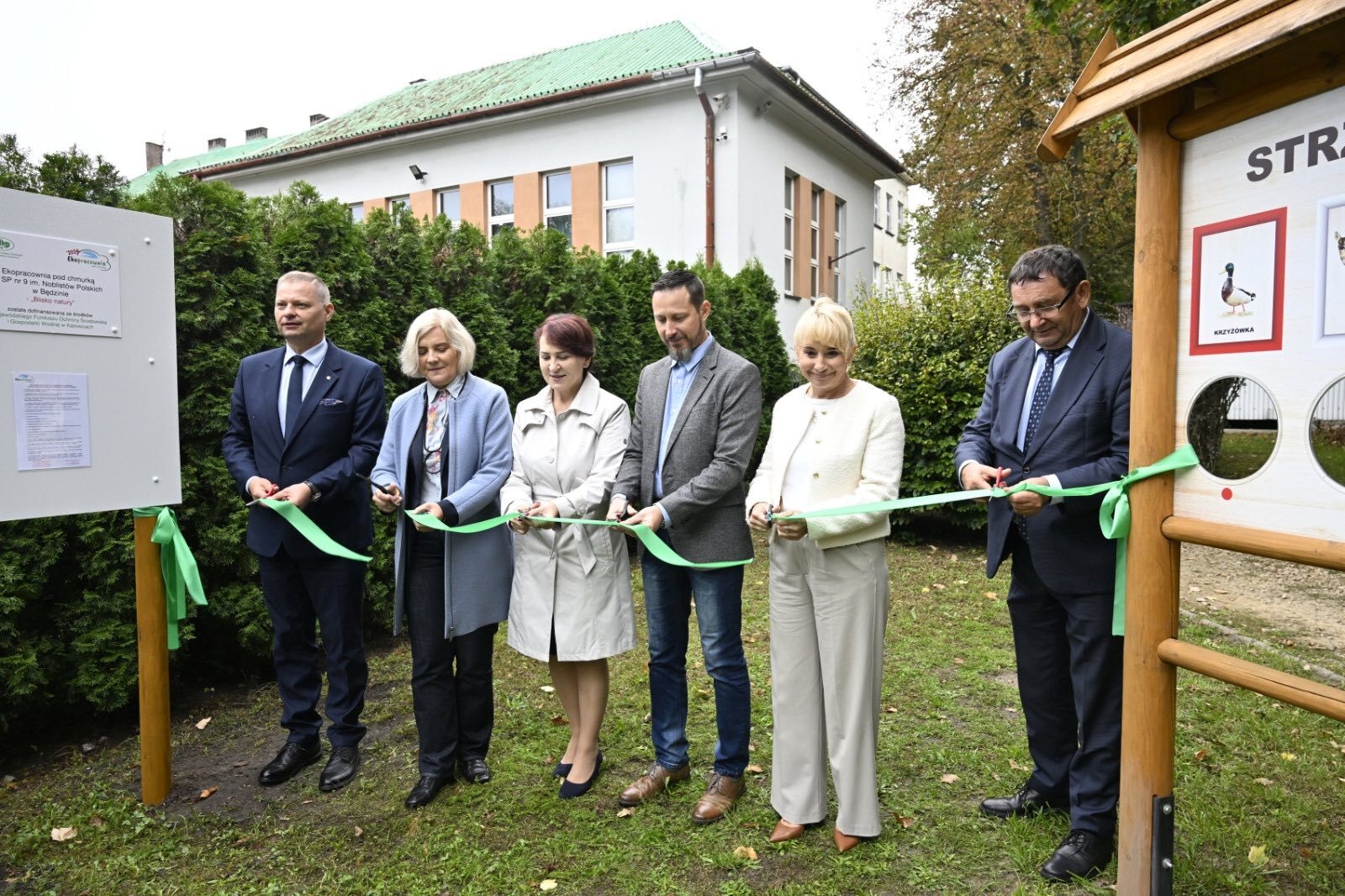 Będzin. Szkoła Podstawowa Nr 9. «Ekopracownia Pod Chmurką – bliżej natury» otwarta. 23 września 2025.