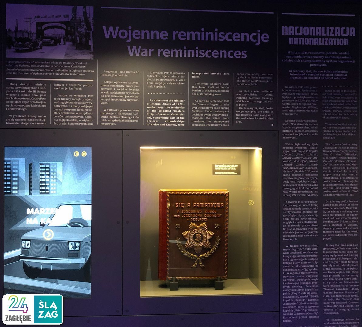 «Muzeum Saturn» w Czeladzi. Muzeum Zagłębiowskiego Górnictwa Węglowego w dawnej cechowni. Prezentacja prasowa przed otwarciem. 2 grudnia 2025.