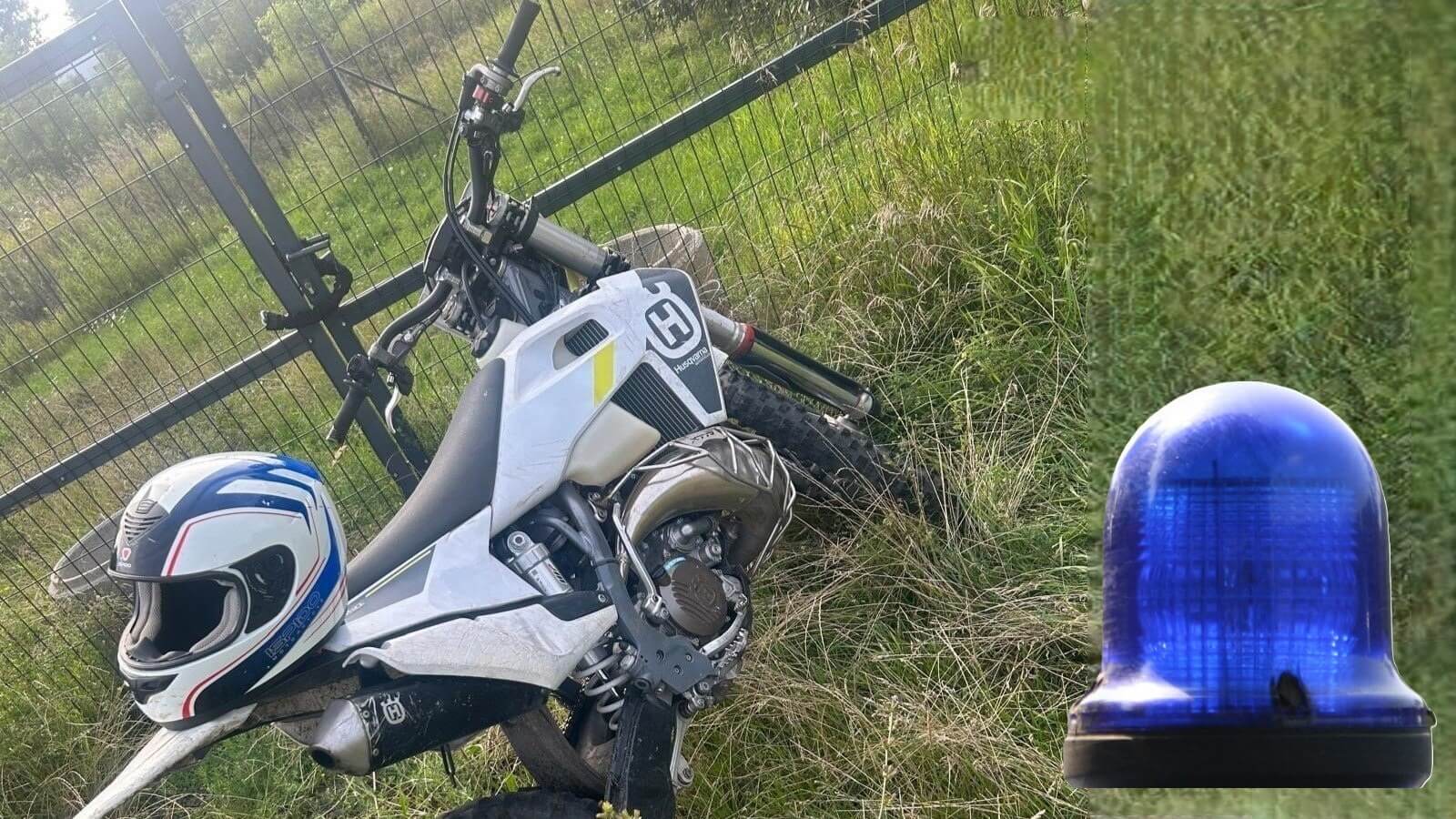 Czeladź. Zatrzymanie 18-letniego motocyklisty bez uprawnień na Niwie. 29 lipca 2025.