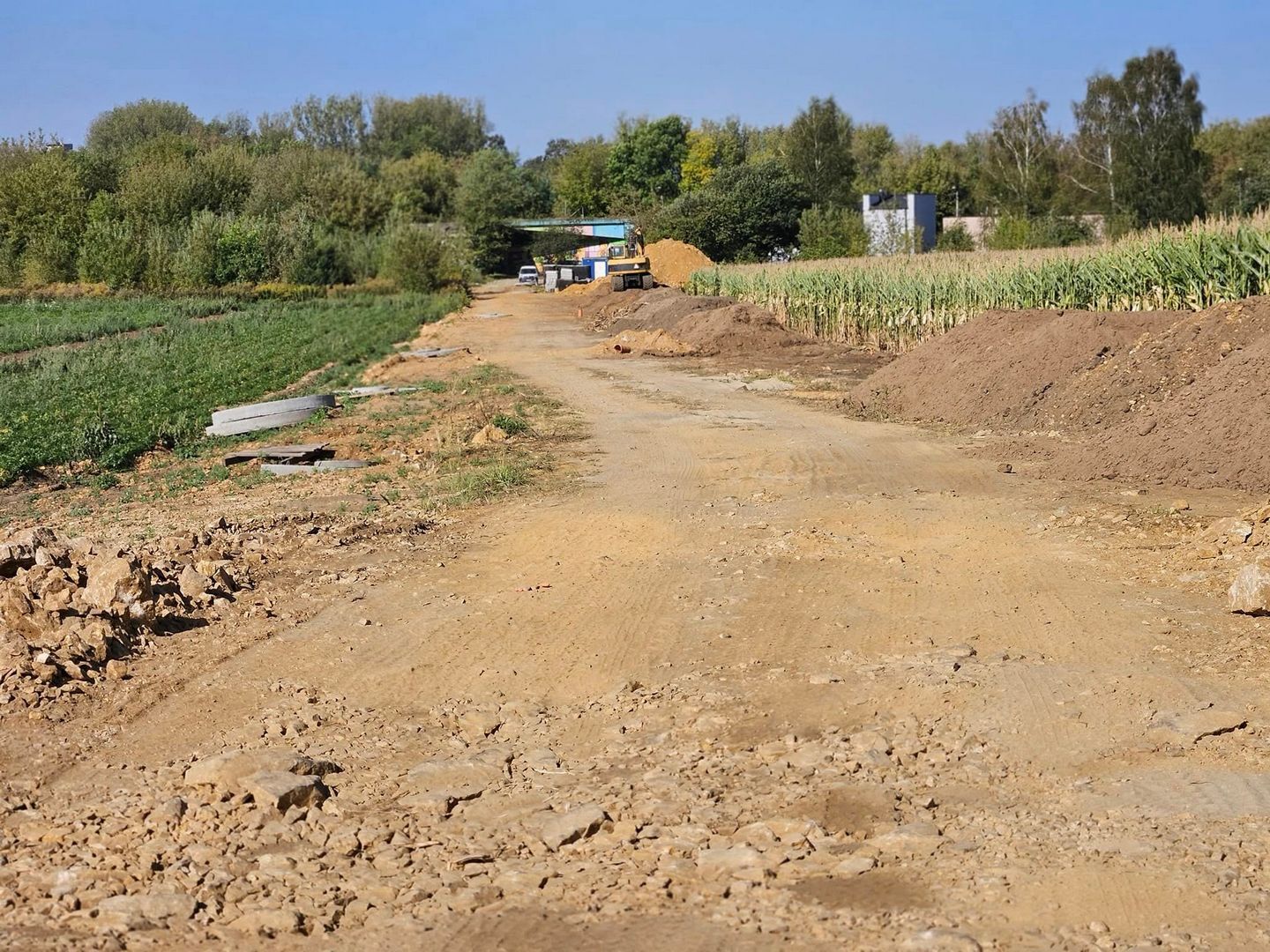 Czeladź. Budowa obwodnicy obszaru Rojce. Kwiecień 2025.