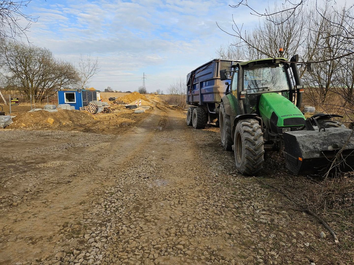 Czeladź. Budowa obwodnicy obszaru Rojce. Marzec 2025.