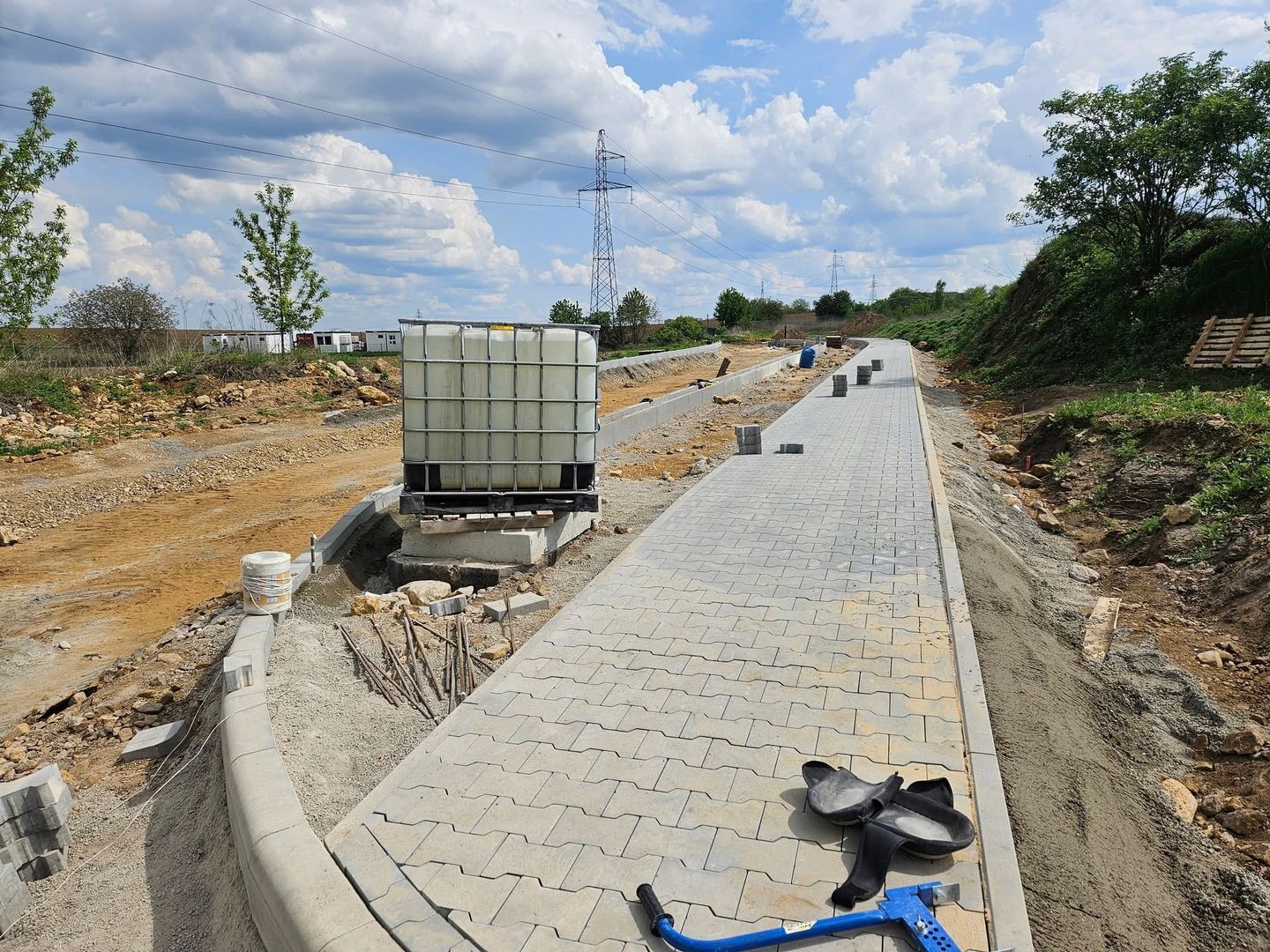 Czeladź. Budowa obwodnicy obszaru Rojce. Kwiecień 2025.