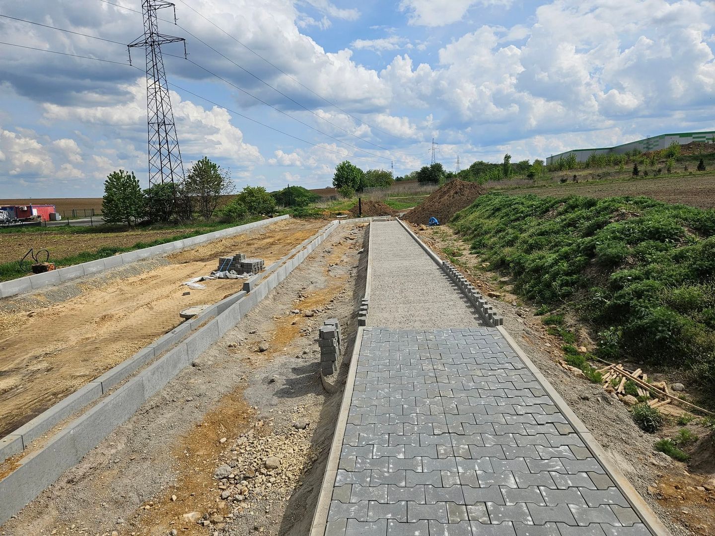 Czeladź. Budowa obwodnicy obszaru Rojce. Kwiecień 2025.