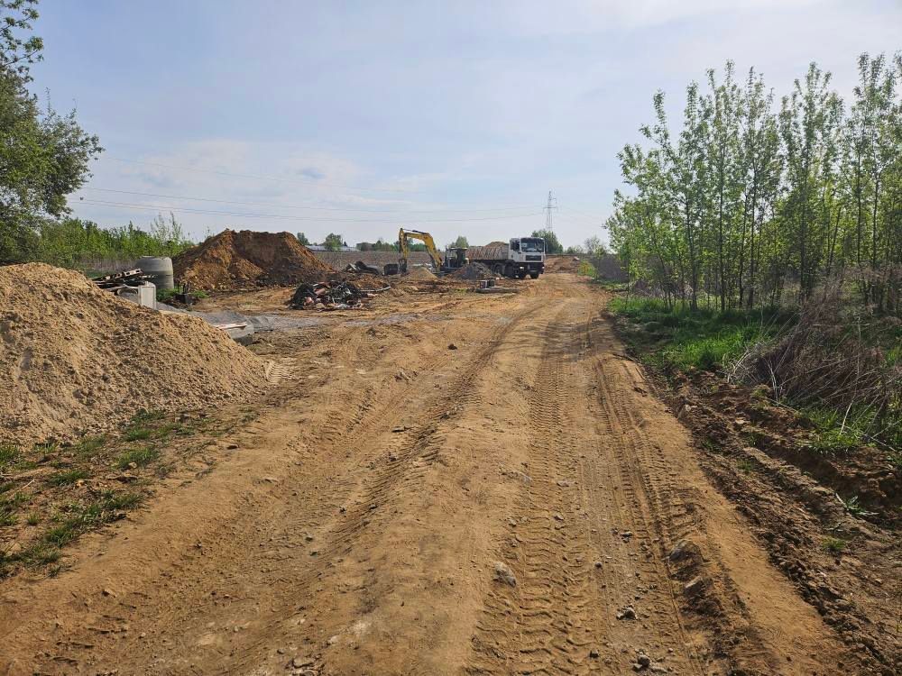 Czeladź. Budowa obwodnicy obszaru Rojce. Kwiecień 2025.