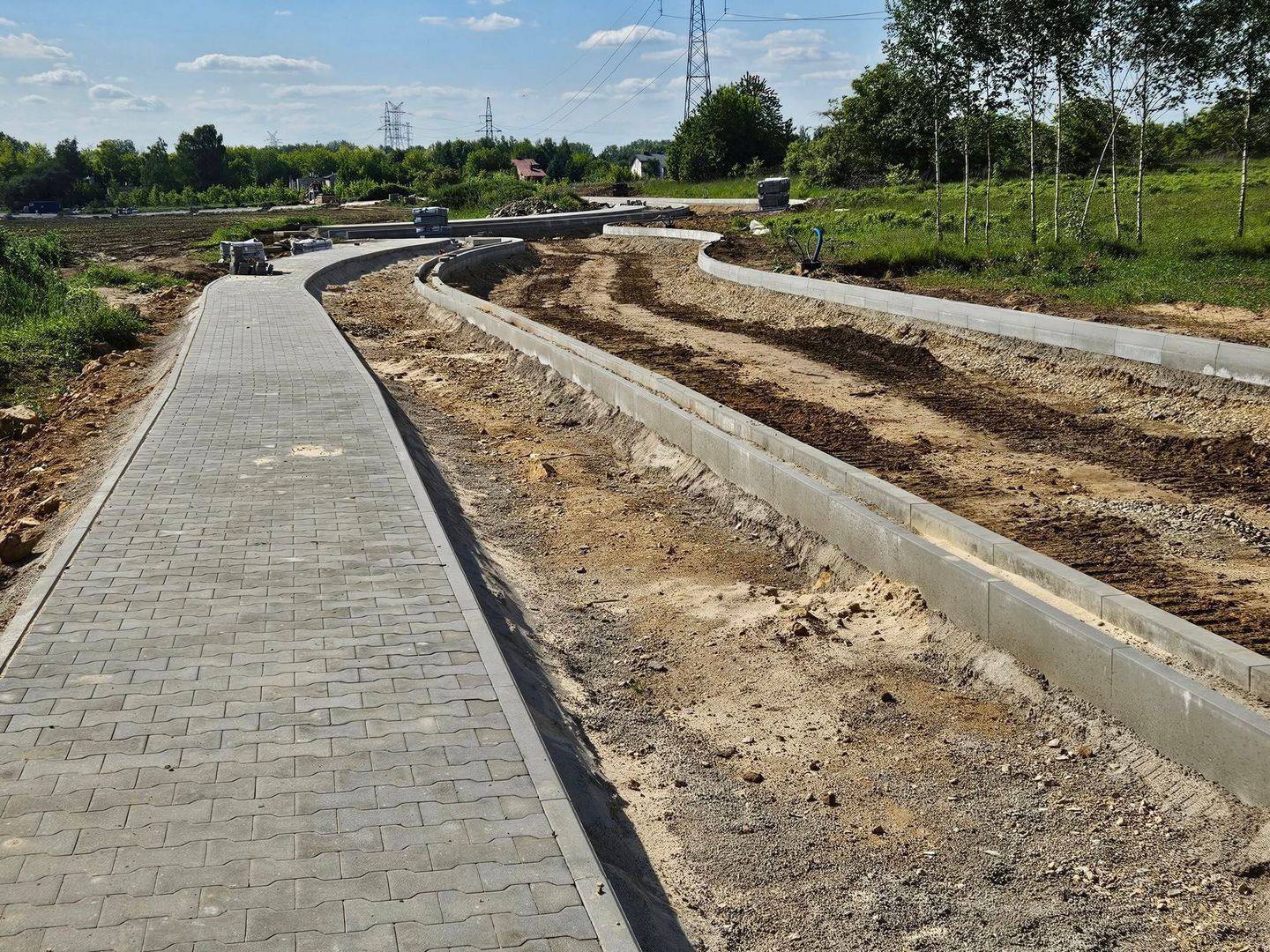Czeladz Obwodnica Os Rojce Budowa Zrodlo Zbigniew Szaleniec at Facebook 2025 05 26 07