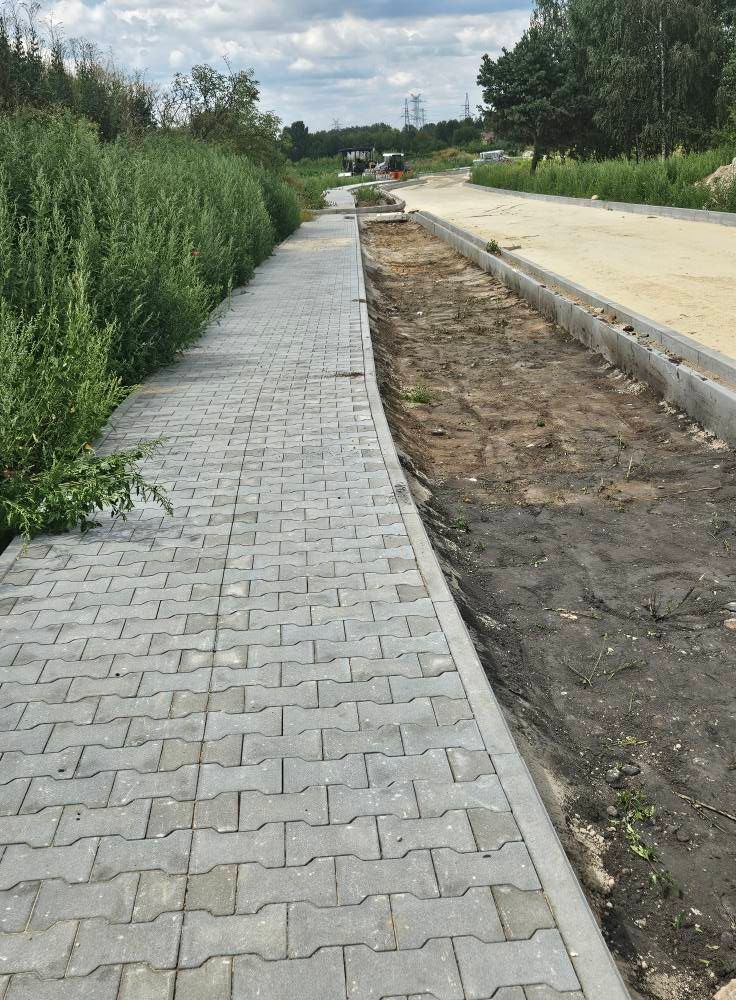 Czeladz Obwodnica Os Rojce Budowa Zrodlo Zbigniew Szaleniec at Facebook 2025 07 23 04