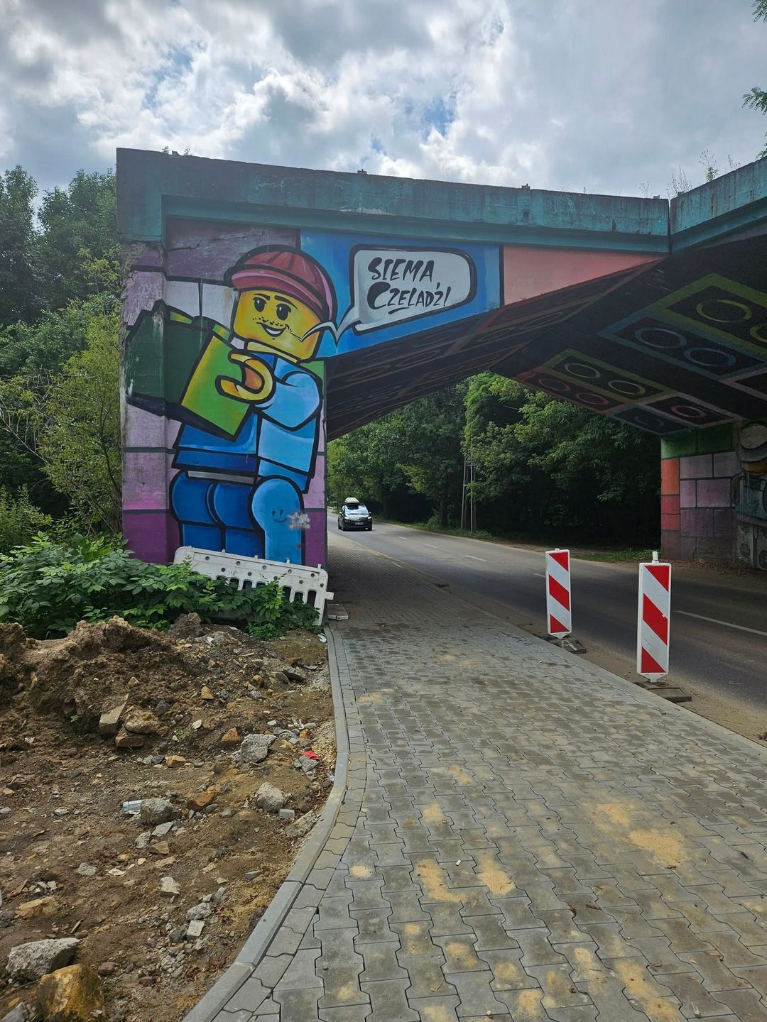Czeladz Obwodnica Os Rojce Budowa Zrodlo Zbigniew Szaleniec at Facebook 2025 07 23 11