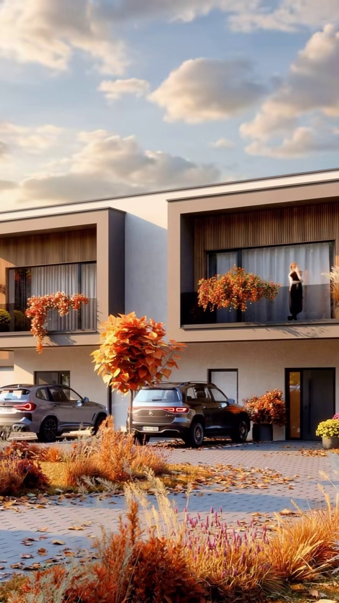 Czeladź. Ulica Legionów. Planowane osiedle »Grabek Park«. Wizualizacja