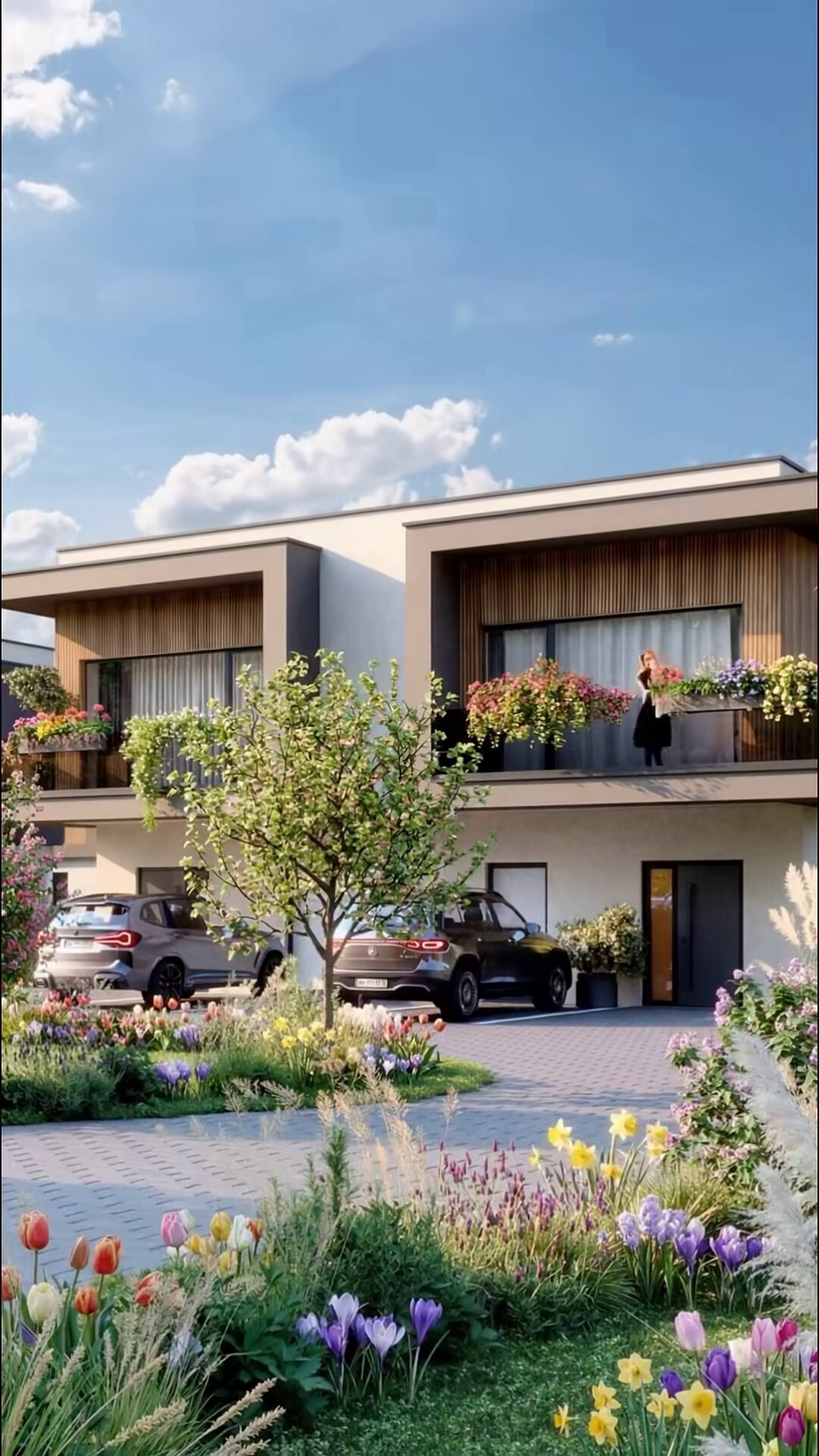 Czeladź. Ulica Legionów. Planowane osiedle »Grabek Park«. Wizualizacja