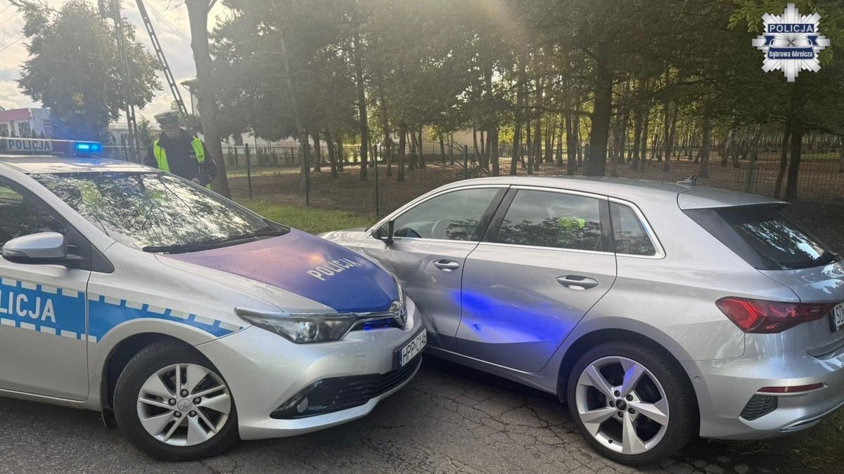 75 kilometrów w niecałe pół godziny? Szaleńczy pościg z Dąbrowy Górniczej do Częstochowy za podchmielonym kierowcą Audi