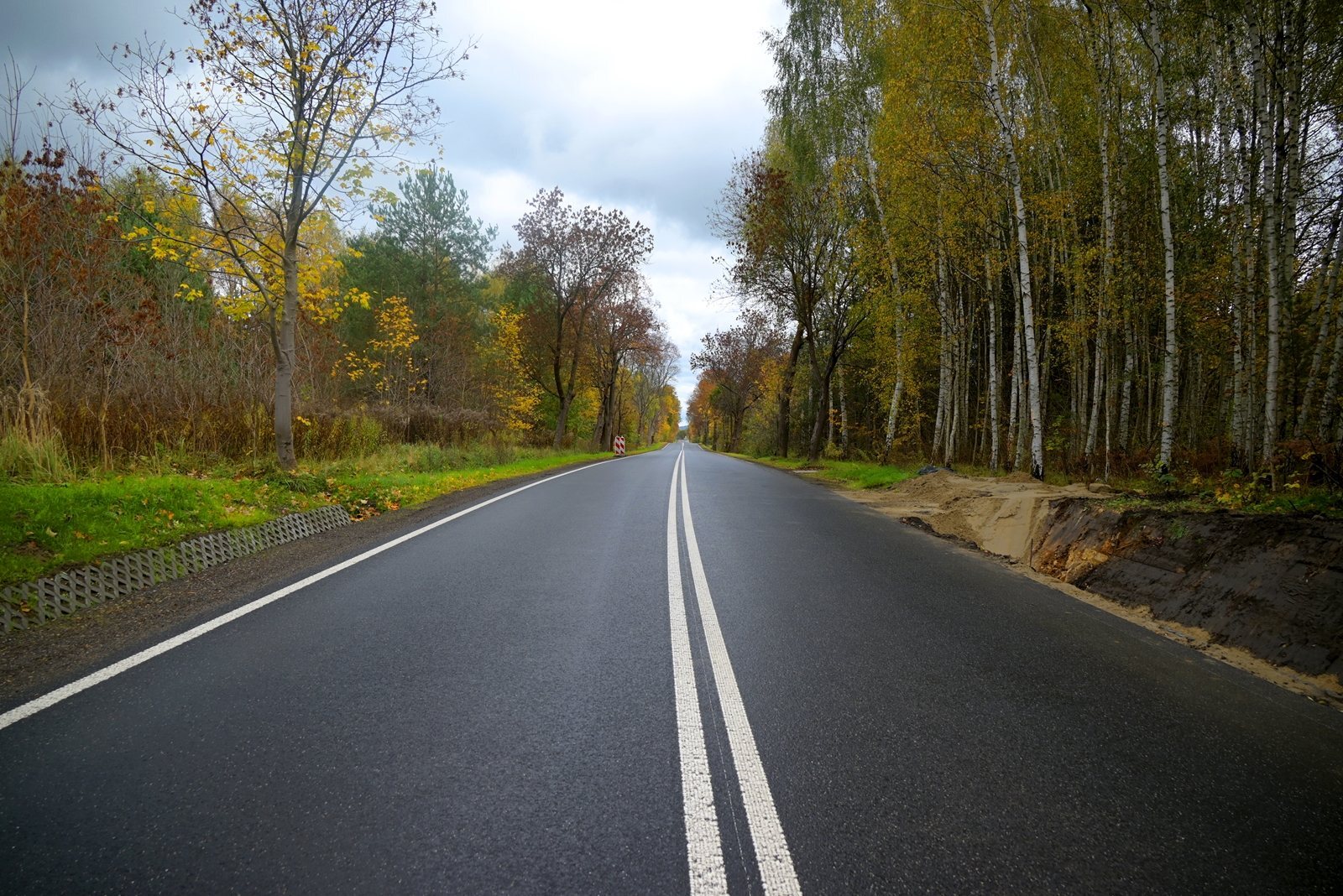 Dąbrowa Górnicza. Droga wojewódzka nr 790 pod koniec remontu. Listopad 2025.