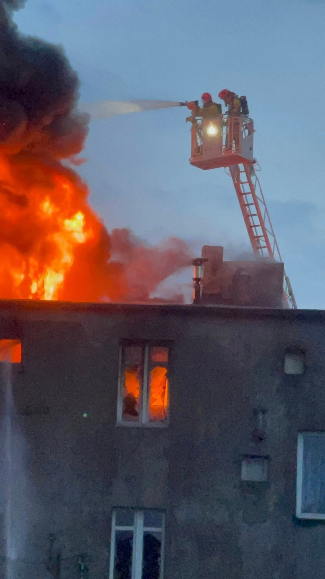 Dąbrowa Górnicza-Strzemieszyce. Pożar przy ulicy Warszawskiej 74. 10 marca 2026