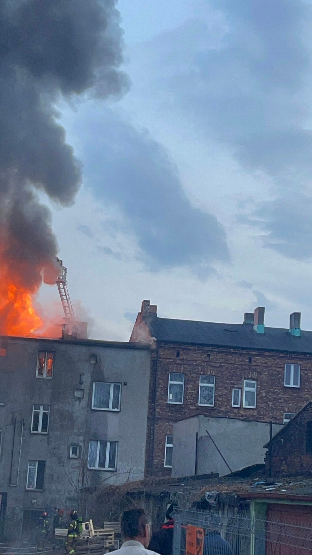 Dąbrowa Górnicza-Strzemieszyce. Pożar przy ulicy Warszawskiej 74. 10 marca 2026