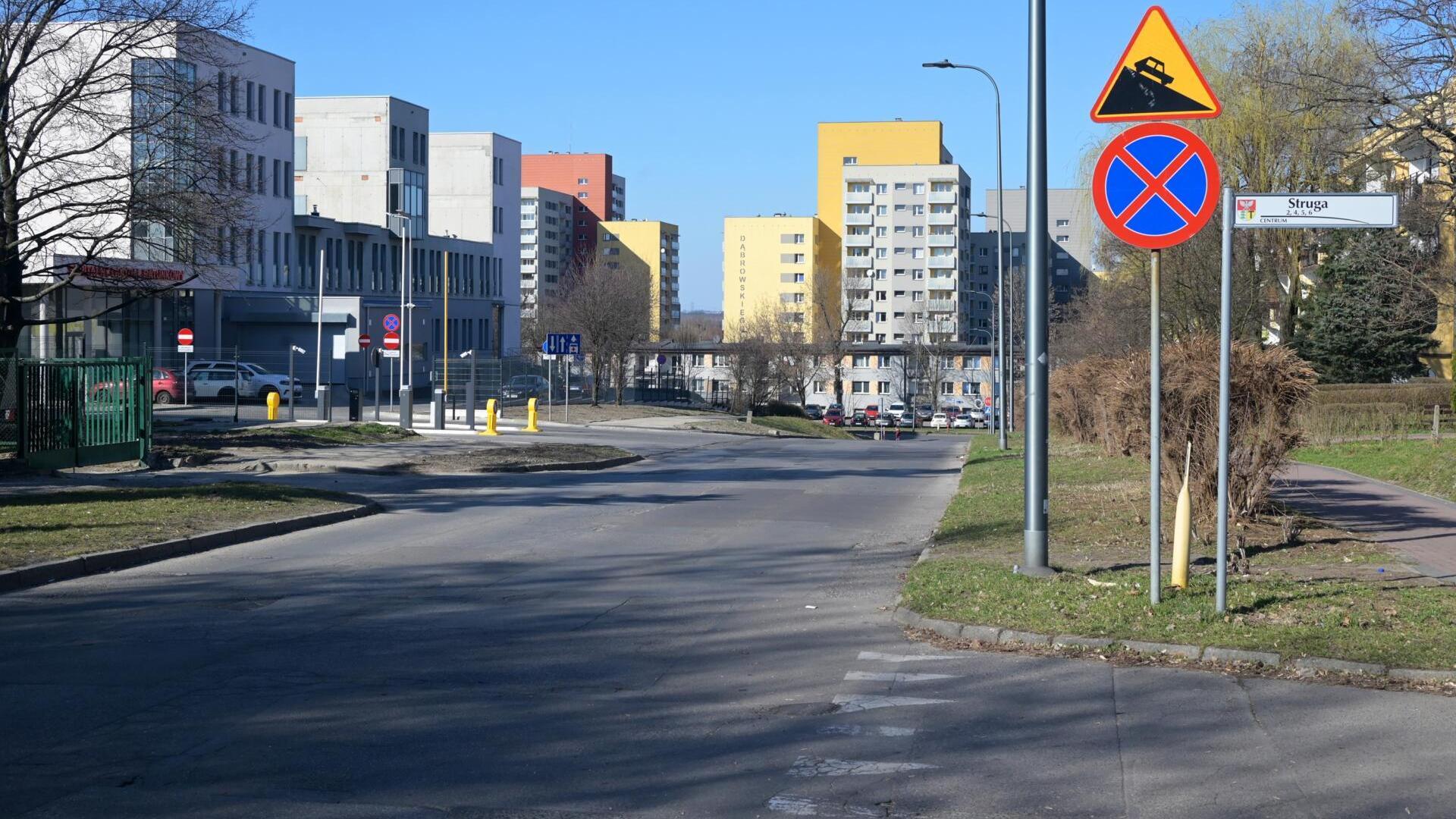 Dąbrowa Górnicza. Ulica Andrzeja Struga. 14 marca 2026