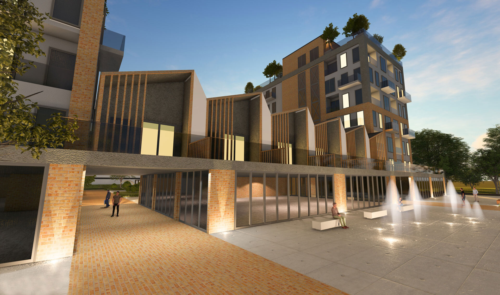 Dąbrowa Górnicza-Ząbkowice. «Apartamenty Ząbkowice» – wizualizacja. Grudzień 2025.