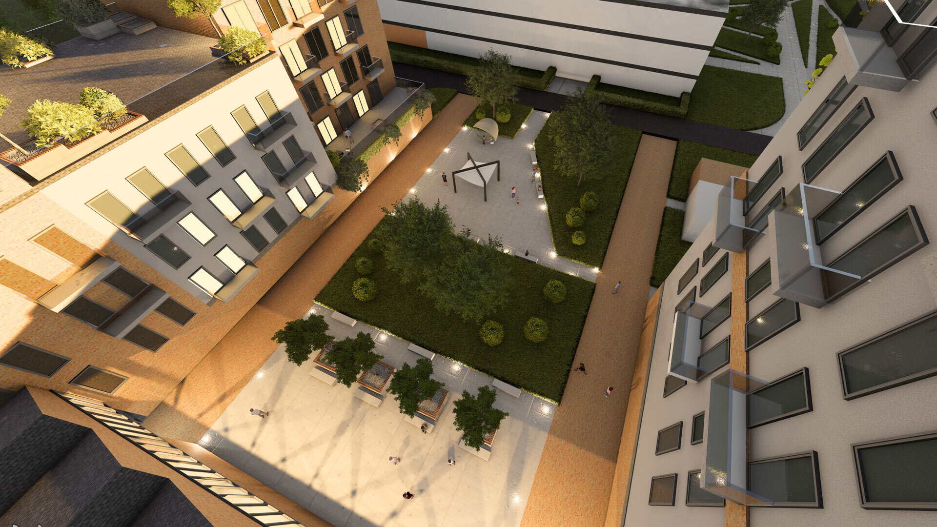 Dąbrowa Górnicza-Ząbkowice. «Apartamenty Ząbkowice» – wizualizacja. Grudzień 2025.