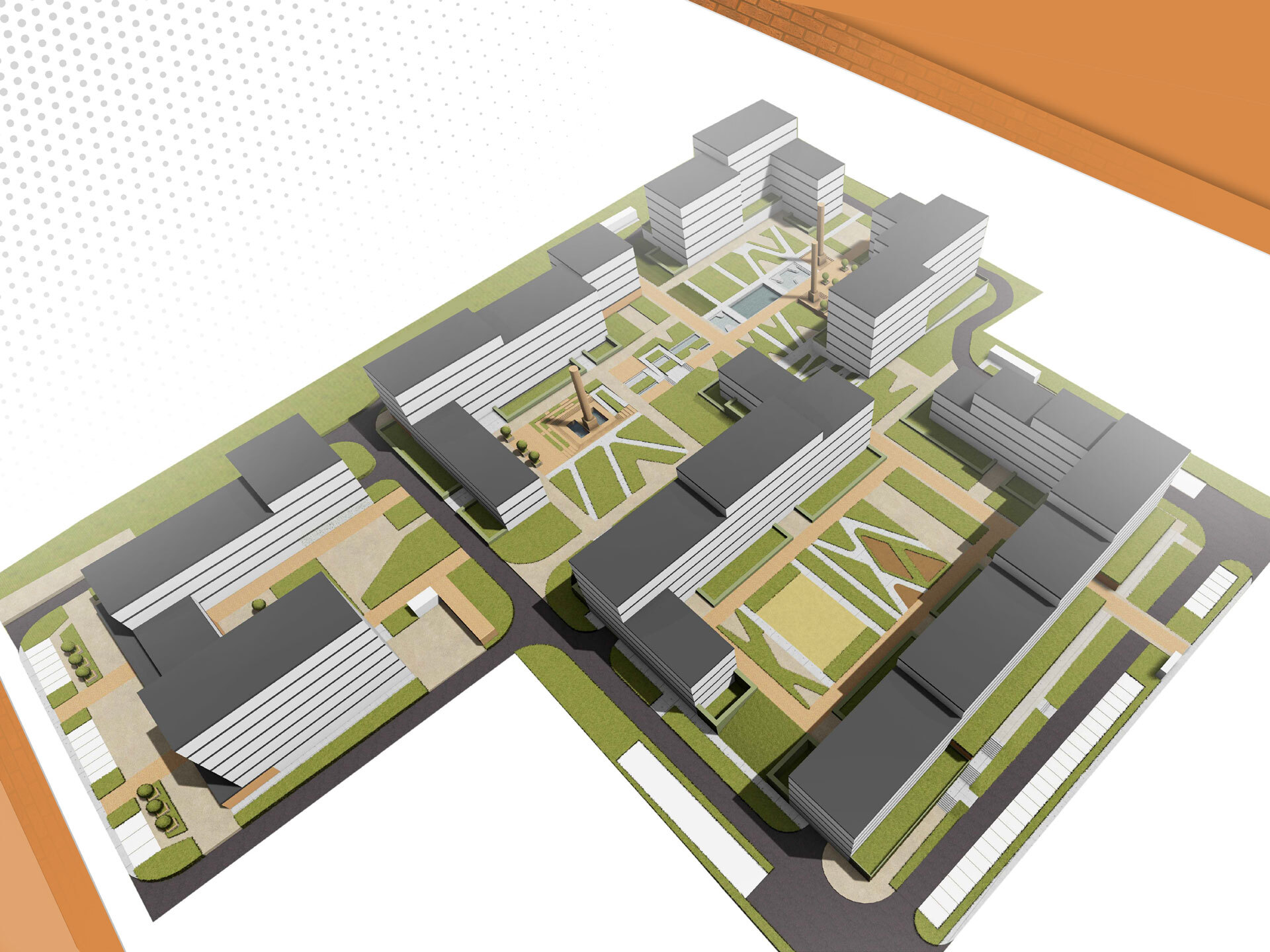 Dąbrowa Górnicza-Ząbkowice. «Apartamenty Ząbkowice» – wizualizacja. Grudzień 2025.