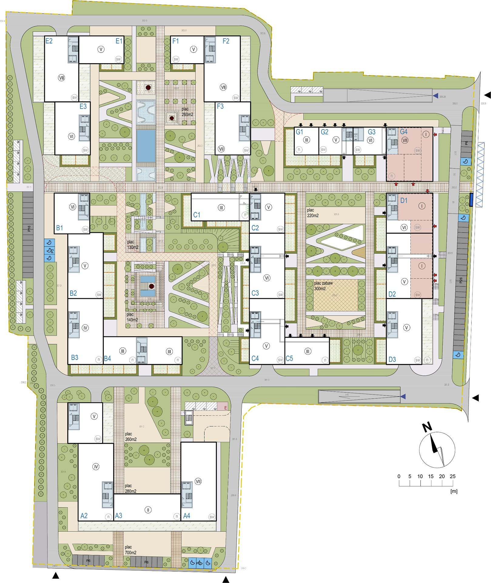 Dąbrowa Górnicza-Ząbkowice. «Apartamenty Ząbkowice» – wizualizacja. Grudzień 2025.