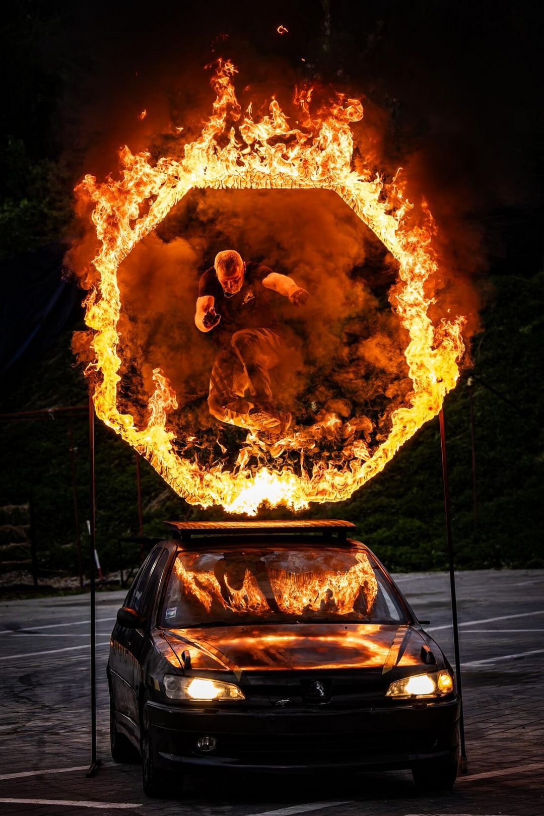 Extreme Cascaders Team. Pokaz.