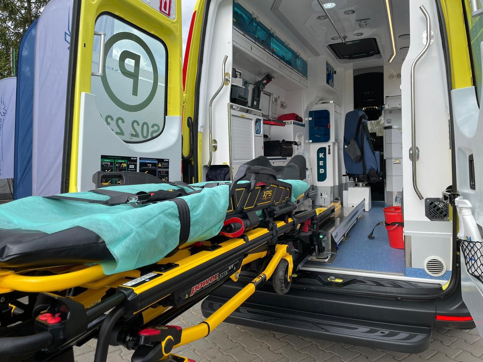 Rejonowe Pogotowie Ratunkowe w Sosnowcu – karetka. 12 stycznia 2025.