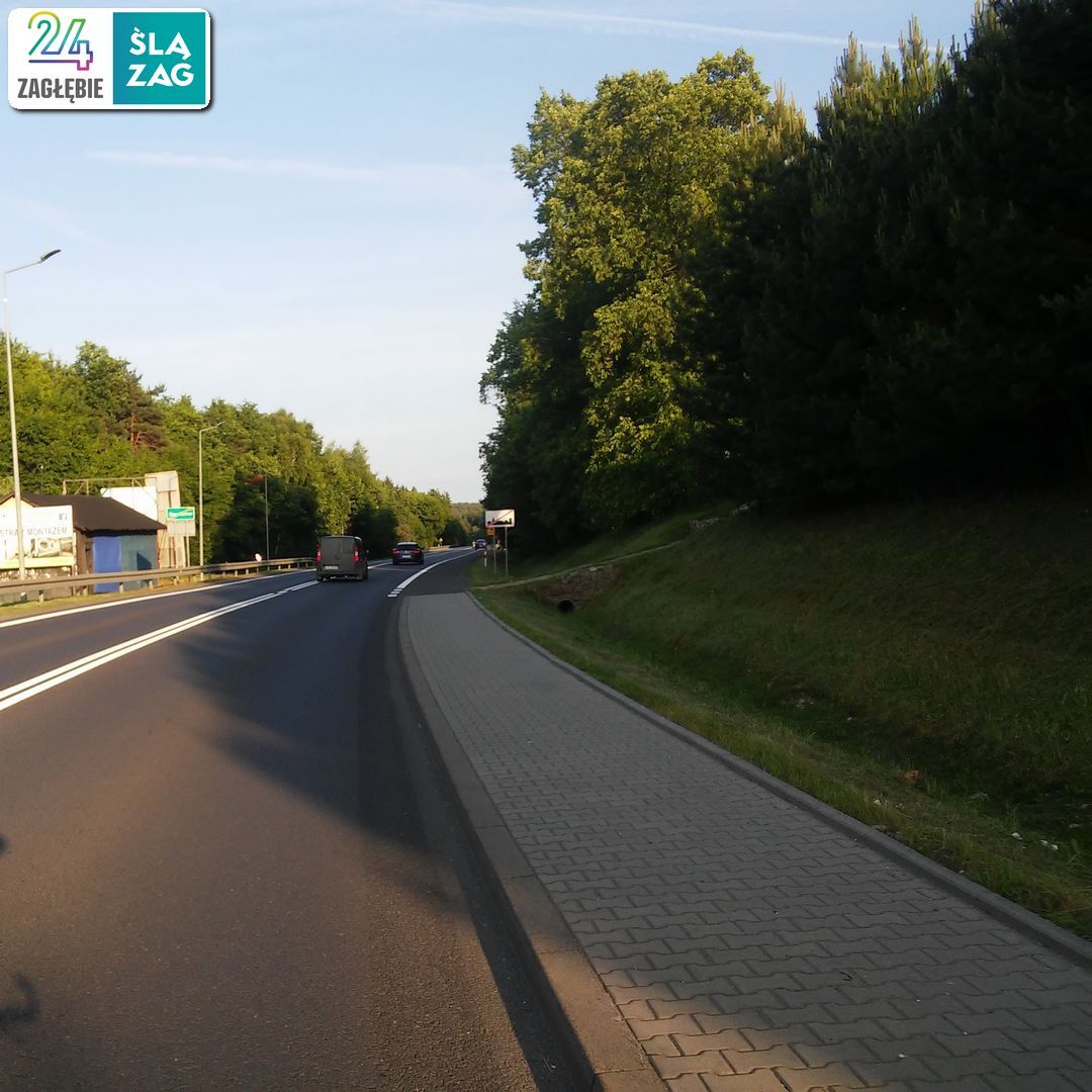 Sieniczno koło Olkusza. DK94 w pobliżu domu tragicznie zmarłej Doroty Bejger. 17 czerwca 2025.