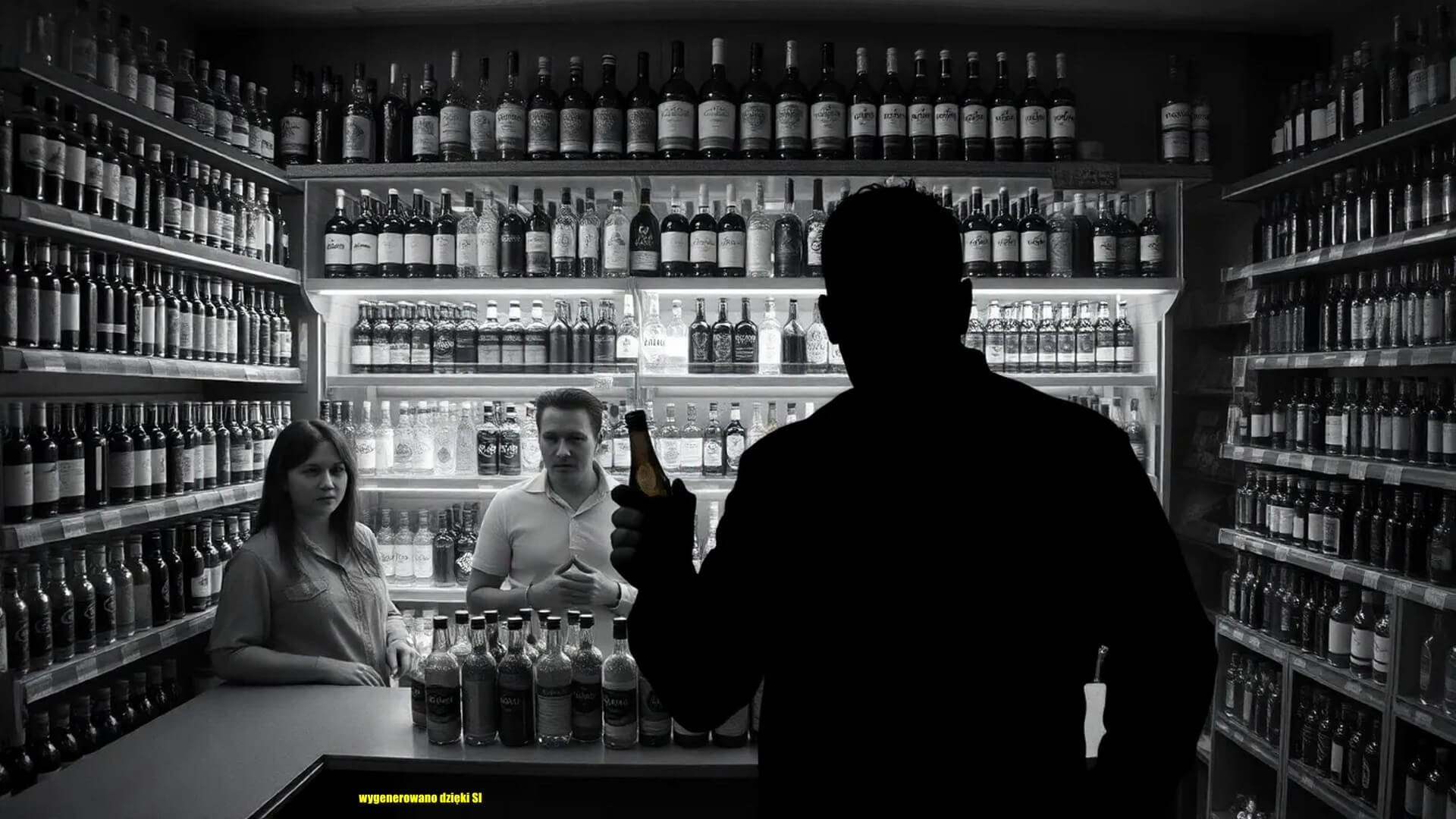 Sosnowiec. Rzucał w ekspedientki butelkami, by ukraść alkohol. Sosnowiczanin znany z 43 innych postępowań, usłyszał 15 zarzutów