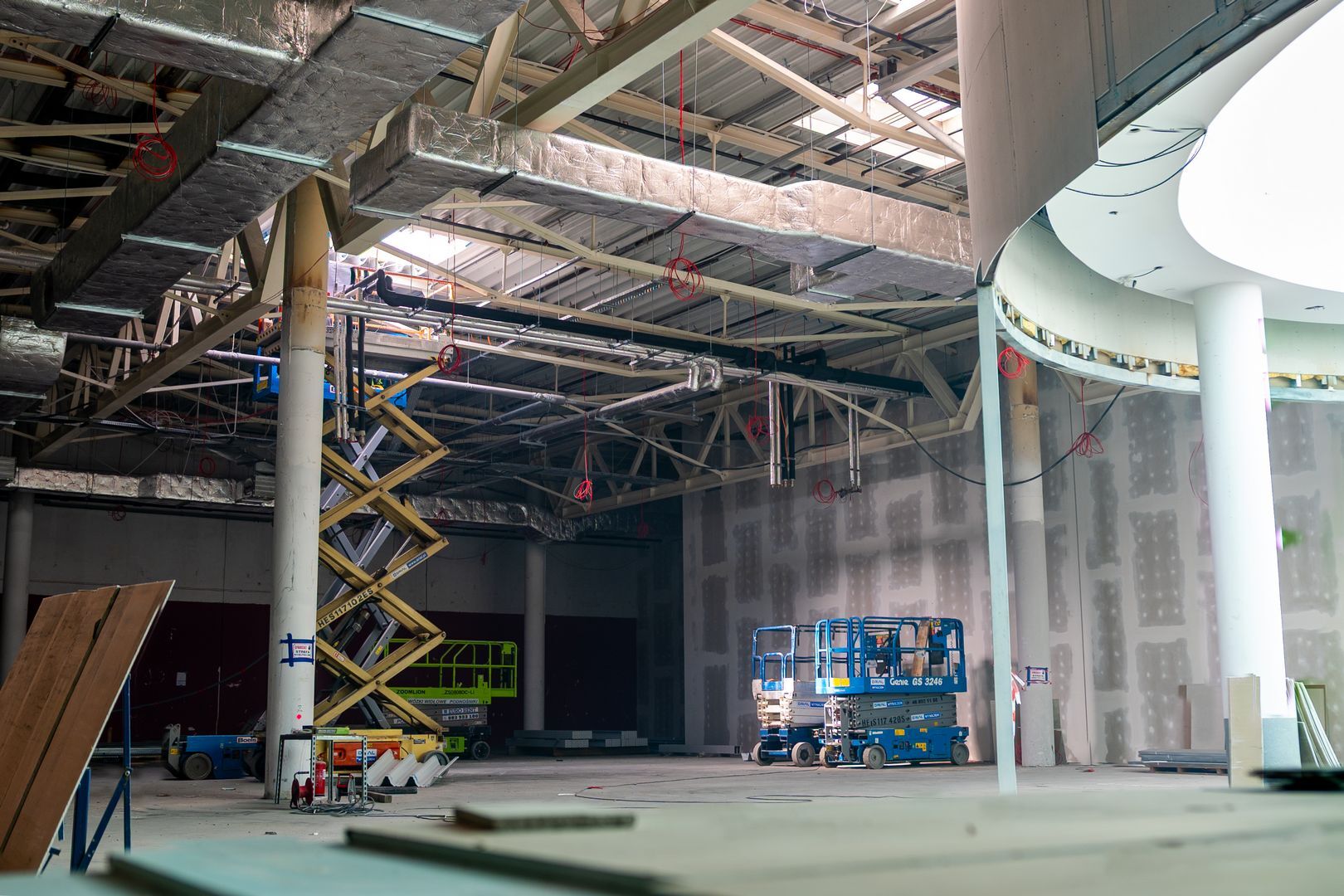 Sosnowiec. Centrum Handlowe «Plejada». Rozbudowa. Wrzesień 2025.