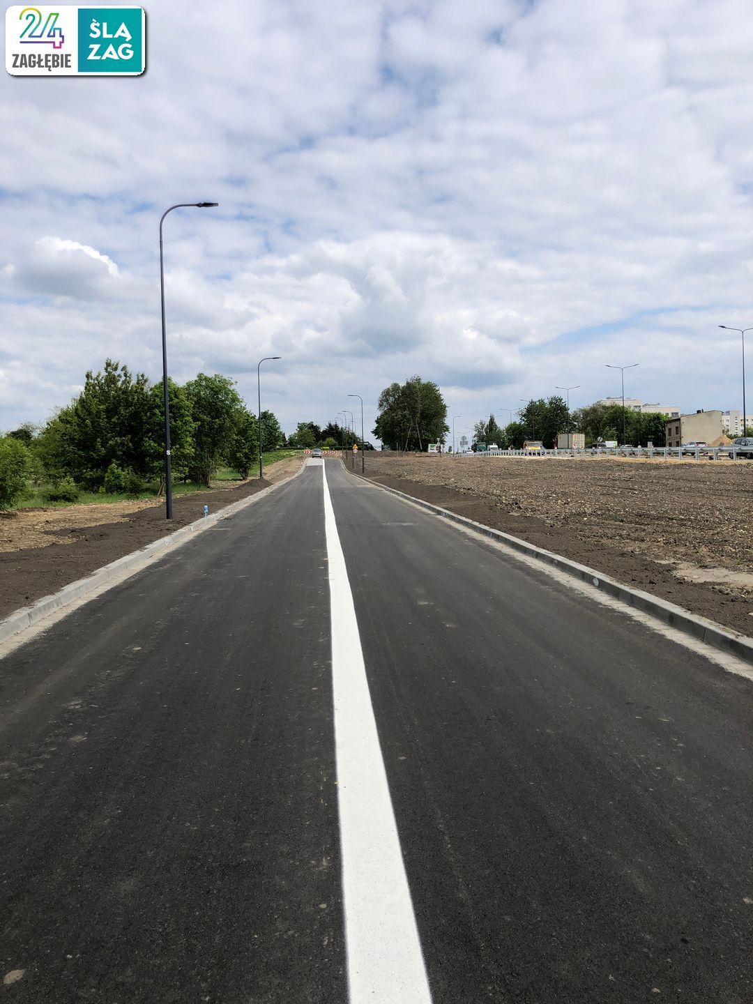 Sosnowiec. Węzeł DK94 i ulicy Piotrkowskiej w budowie. 7 maja 2025.