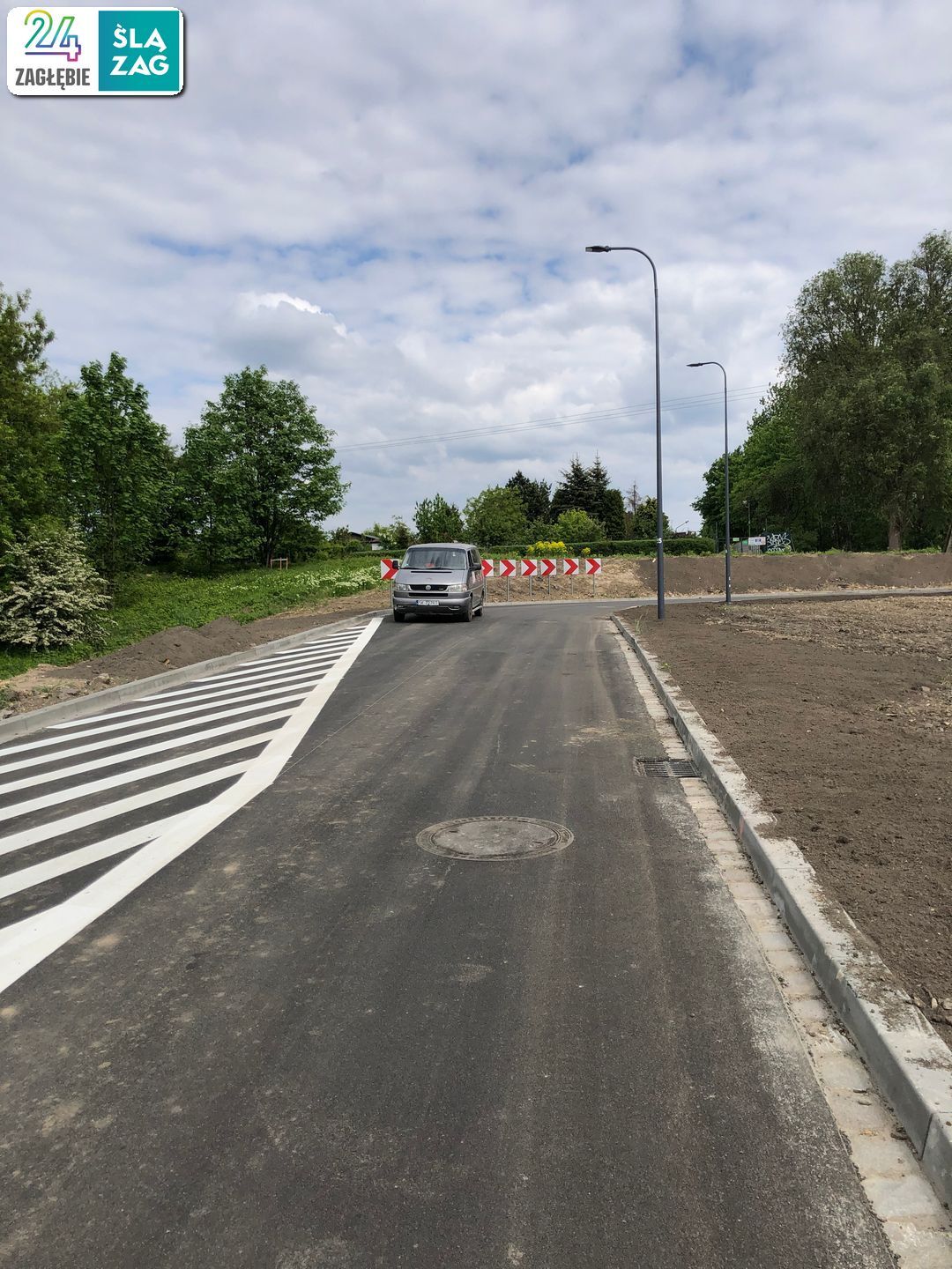 Sosnowiec. Węzeł DK94 i ulicy Piotrkowskiej w budowie. 7 maja 2025.