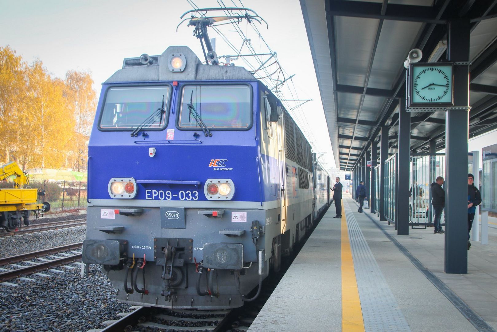 Sosnowiec. Dworzec kolejowy główny. Nowy peron nr 3 otwarty. 5 listopada 2025.