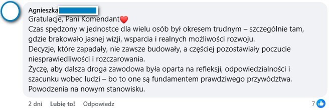 Sosnowiec. Kom. Agnieszka Osys-Jagła nowym komendantem IV Komisariatu Policji w Sosnowcu. Komentarz pracownika. 10 kwietnia 2026