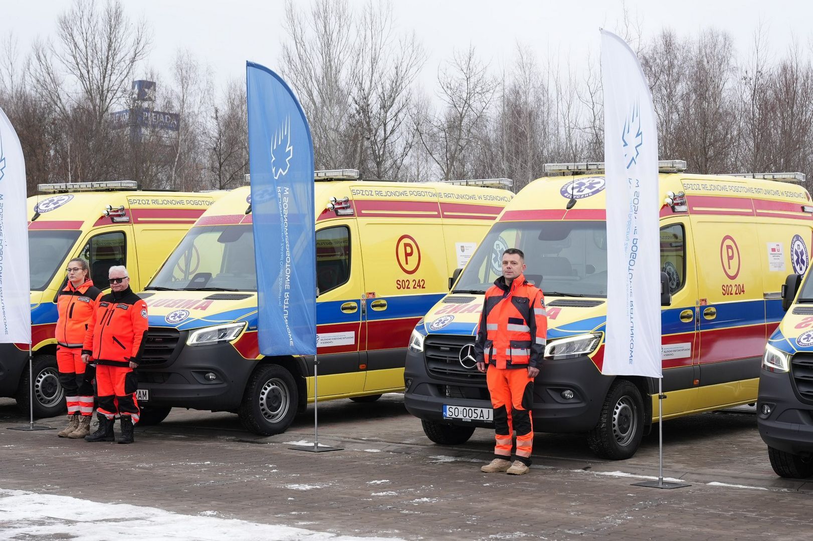 Rejonowe Pogotowie Ratunkowe w Sosnowcu dostało 11 nowych karetek i wyposażenie dla całego Zagłębia i okolic. 7 stycznia 2026.