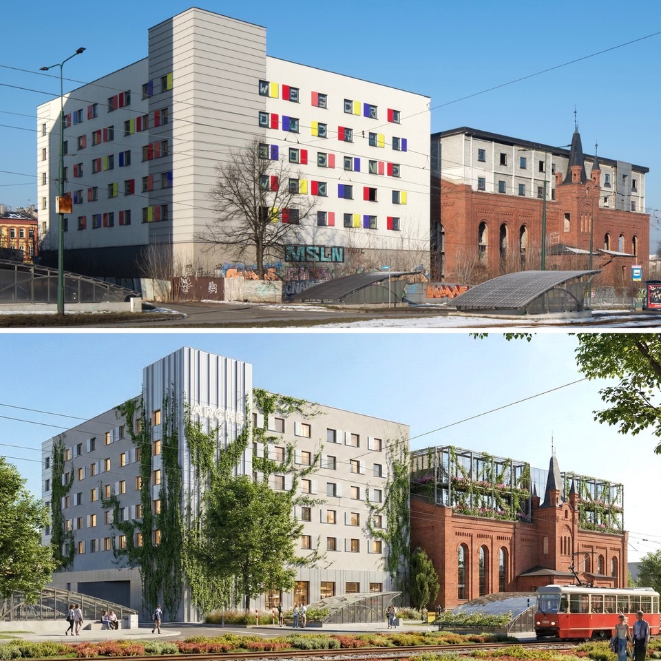 Sosnowiec-Sielec. Elektrownia Hr. Renard po przebudowie – wizualizacja. Styczeń 2026.