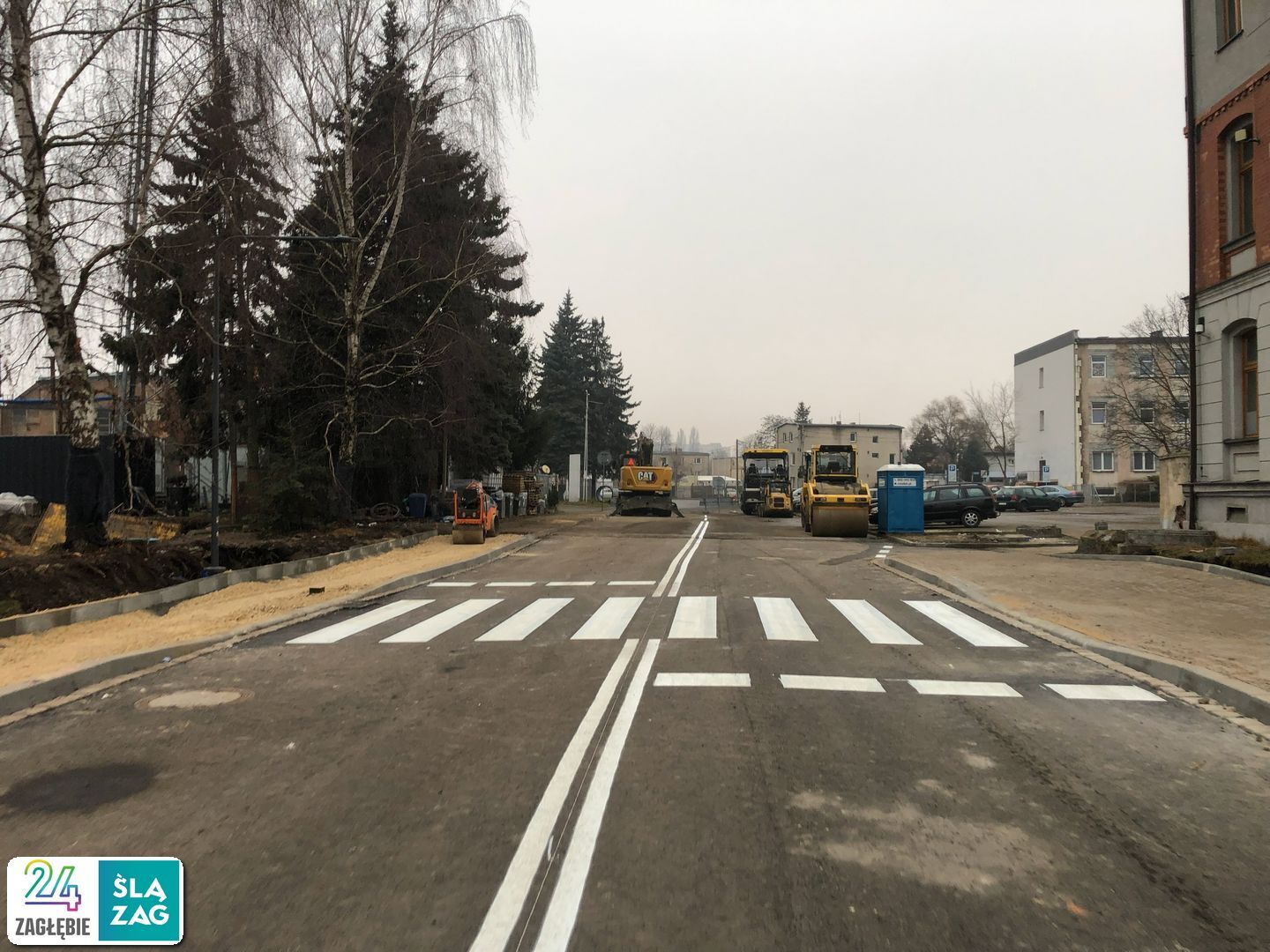 Sosnowiec. Przebudowa wiaduktu kolejowego i drogi między Sielcem a Pogonią (plac Tadeusza Kościuszki / ulica Nowopogońska). 22 grudnia 2025.