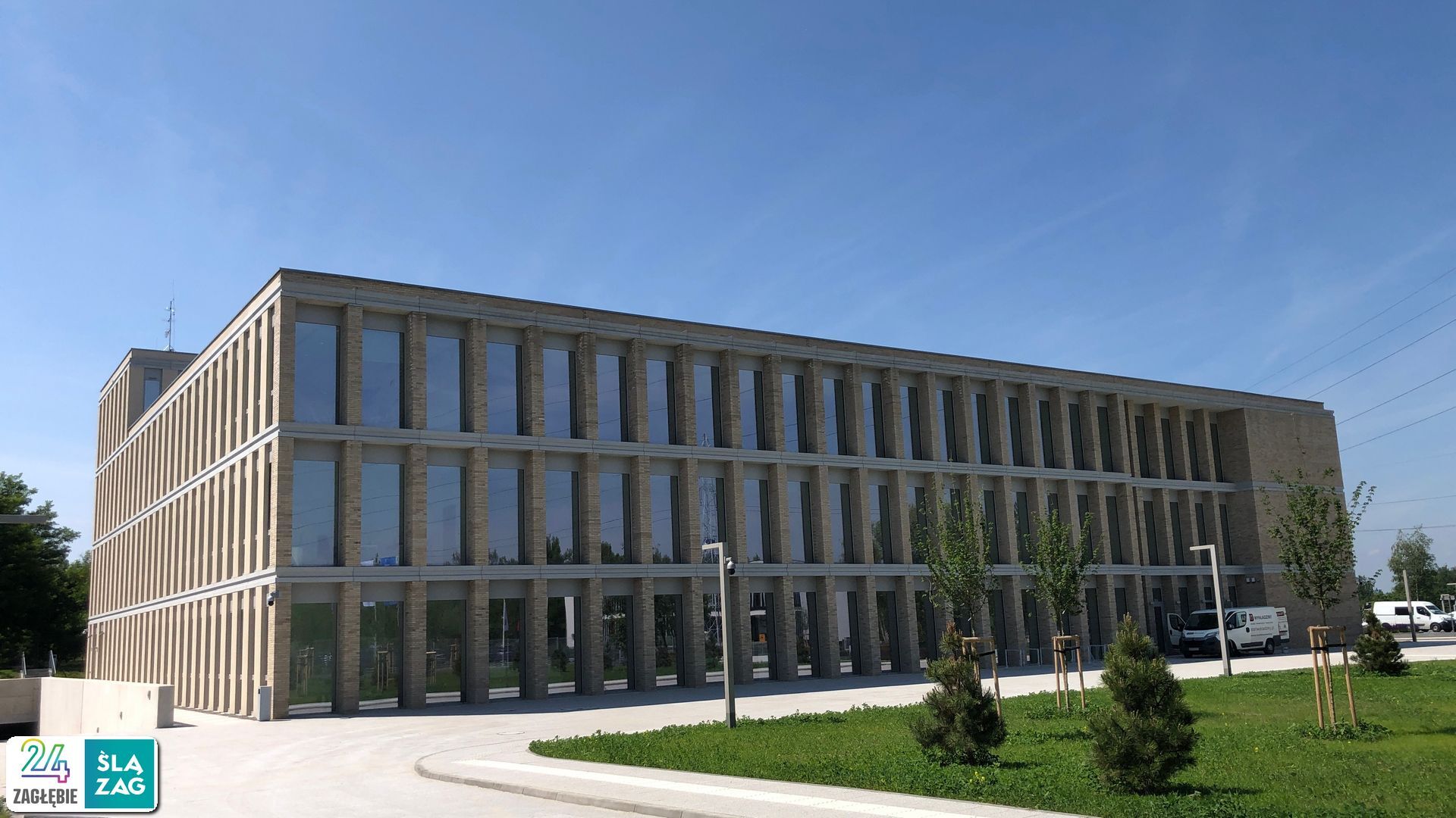 Sosnowiec-Sielec. Nowa siedziba Sądu Rejonowego przy ulicy Kombajnistów 78. 18 czerwca 2025.