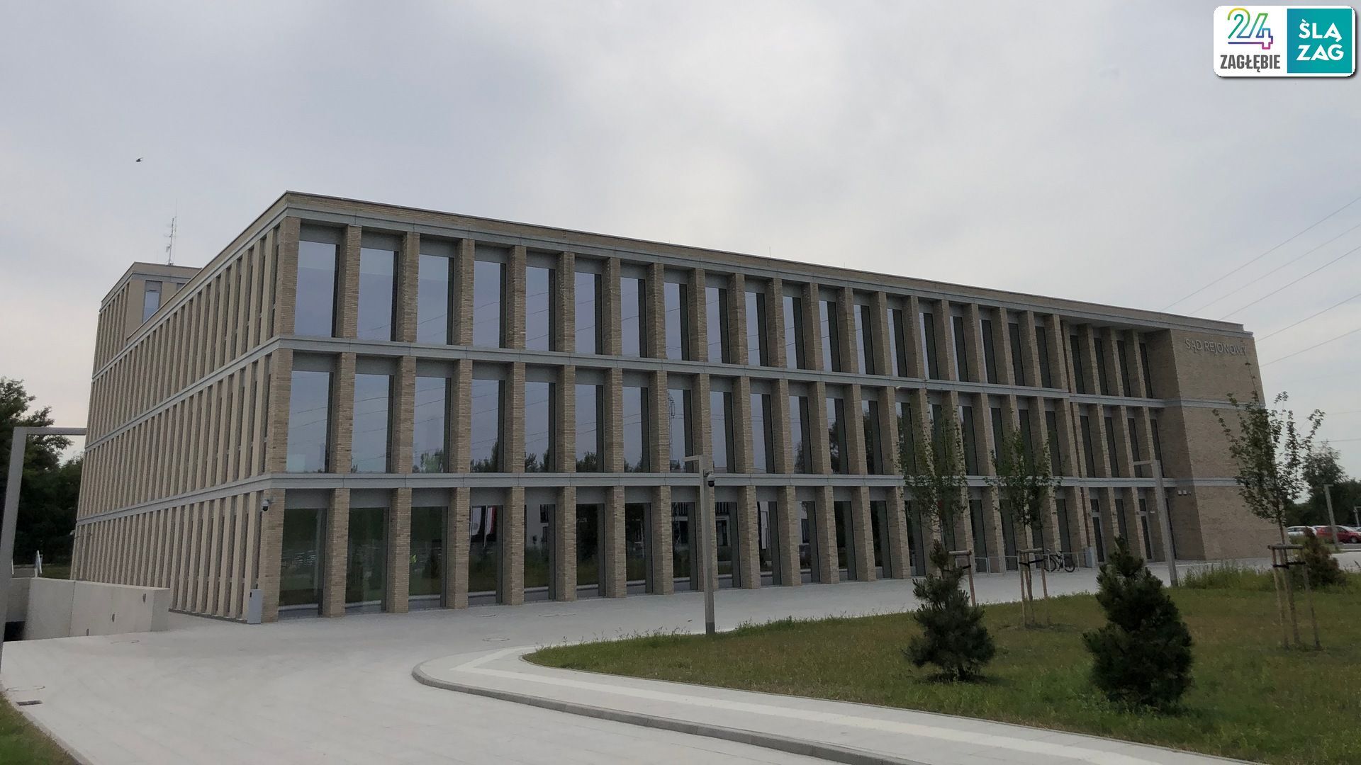 Sosnowiec-Sielec. Nowa siedziba Sądu Rejonowego przy ulicy Kombajnistów 78. 21 sierpnia 2025.