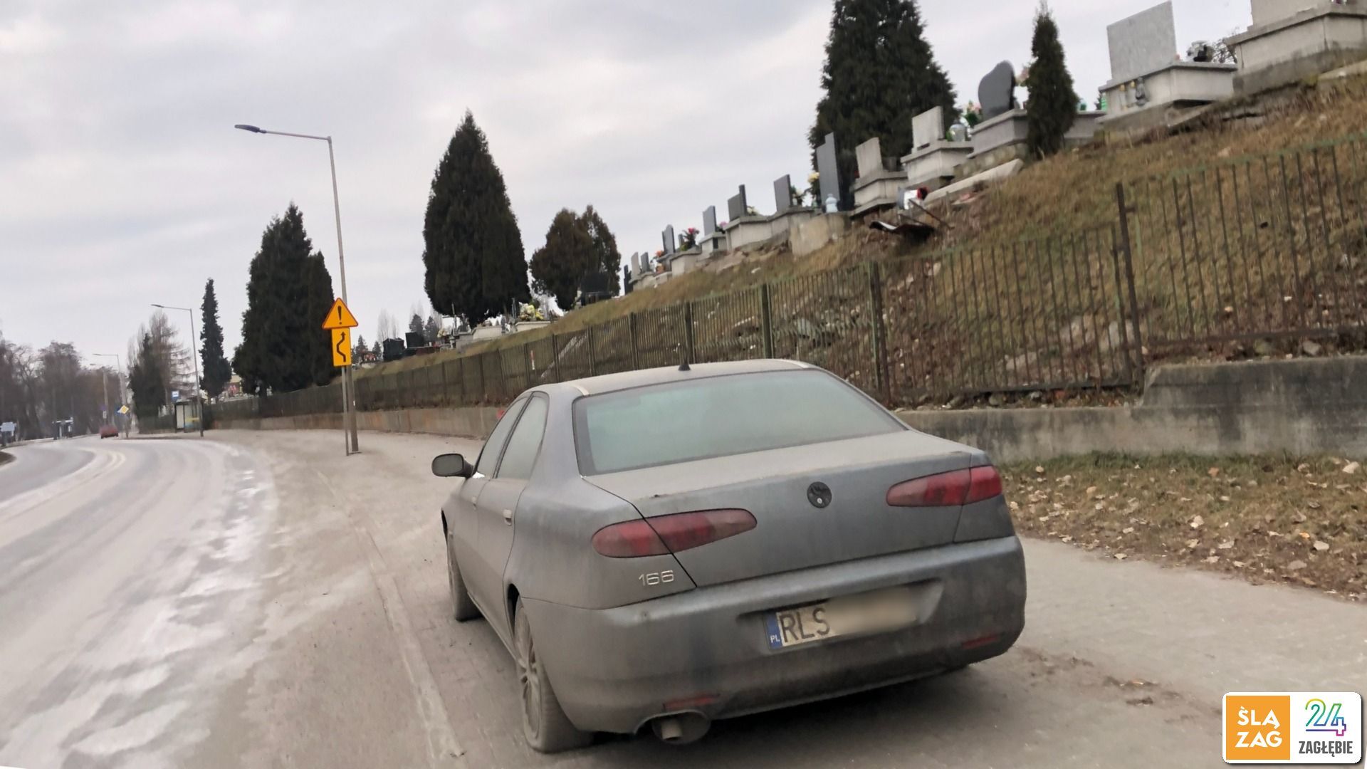 Sosnowiec-Sielec. Ulica Władysława Andersa. Fred i Grucha zatrzymali się na dłużej. 3 lutego 2026.