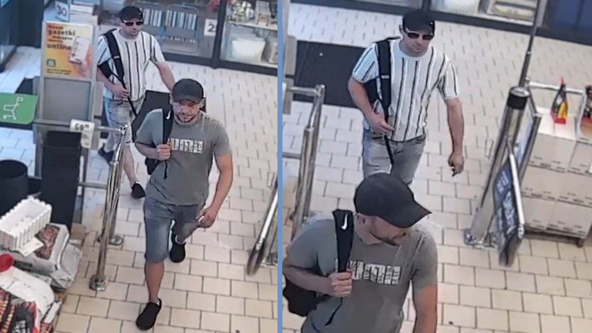 Sosnowiec. Złodzieje okradli sklep na Środuli. Policja zwraca się o pomoc w ustaleniu personaliów sprawców lub miejsca ich przebywania