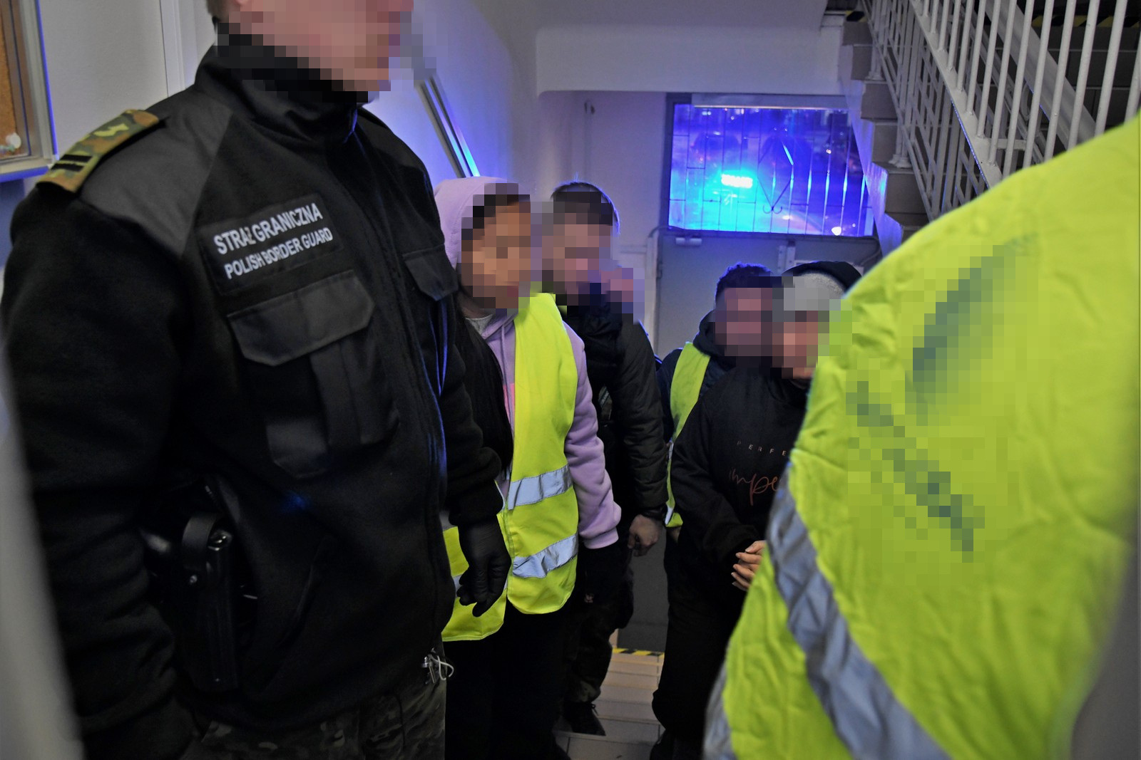 Placówka Straży Granicznej w Sosnowcu. Zatrzymanie Kolumbijczyków nielegalnie pracujących w powiecie będzińskim, Listopad 2025.