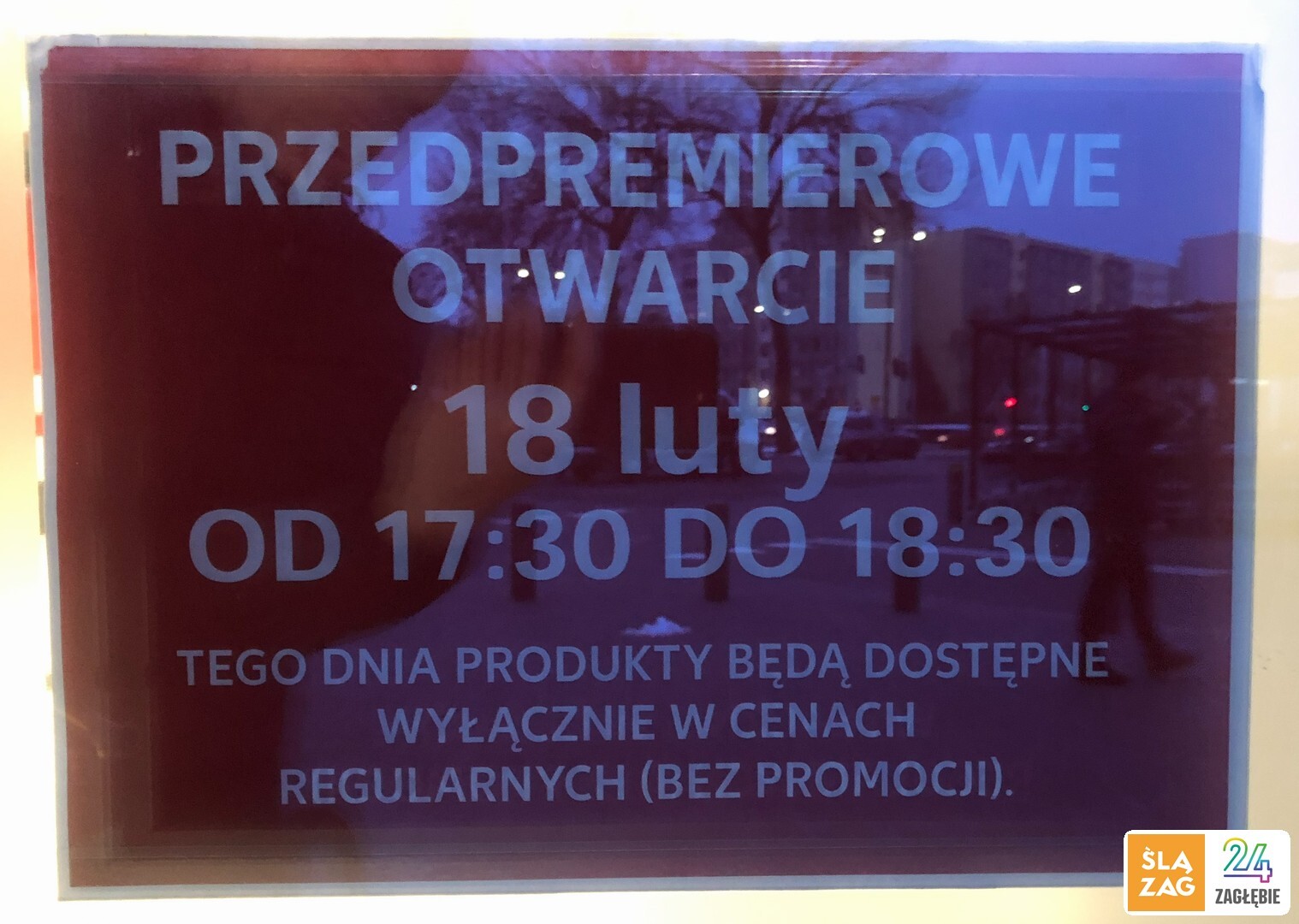 Sosnowiec. Nowy supermarket »Kaufland« przy ulicy 1 Maja na dzień przed otwarciem. 17 lutego 2026