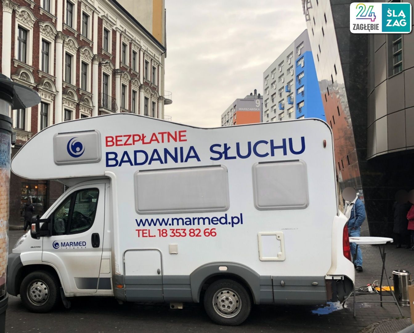 Sosnowiec. „Słuchobus” na „Patelni”– bezpłatne badania słuchu. 9 grudnia 2025.